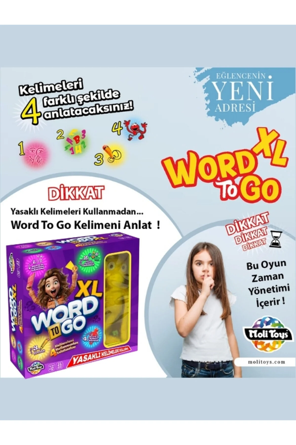 اسباب بازی های آموزشی Word To Go Xl نسخه جدید  Moli Toys