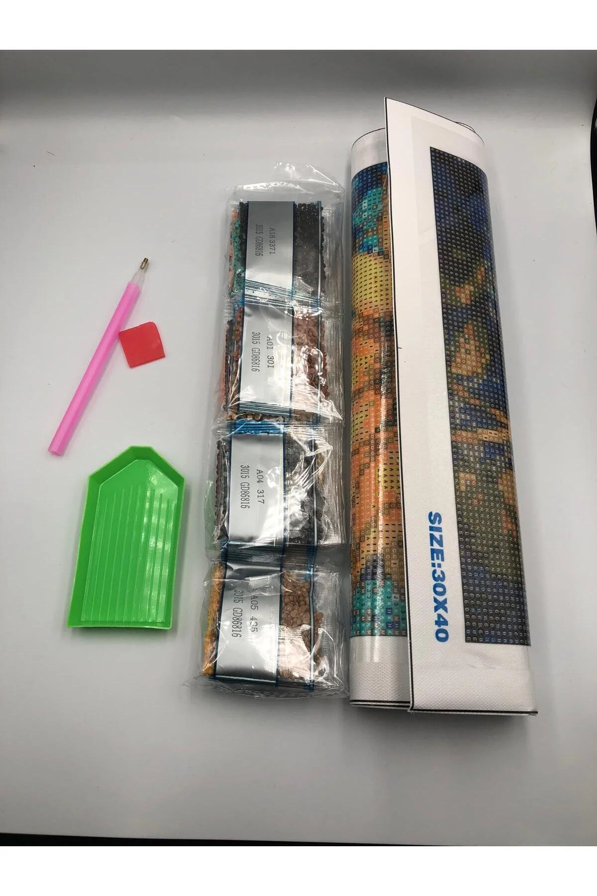 پازل 50X40 پردازش سنگ مهره ای موزائیک الماس GBLEDEN میز تصویر عکس سلام سنگی DUCK HOBY