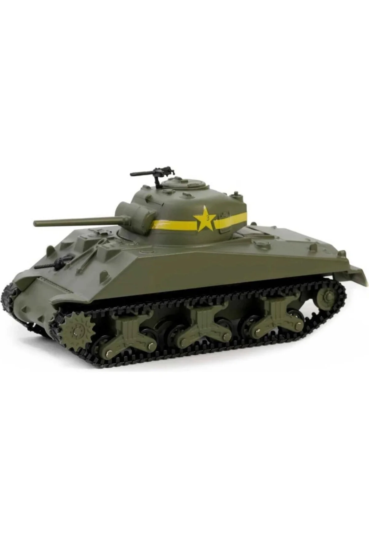 مدل خودرو 1:64 1942 M4 SHERMAN TANK جنگ جهانی دوم ارتش ایالات متحده Greenlight