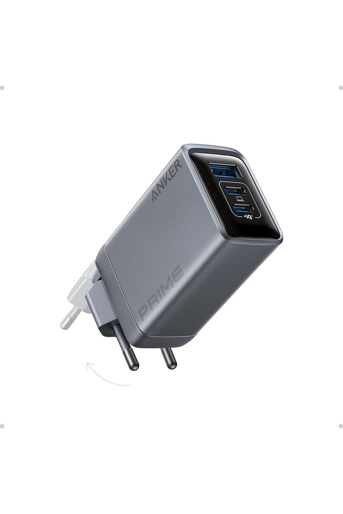 شارژر نخست 100W 3 بندر گان خاکستری A2688 Anker - Anker - شارژر