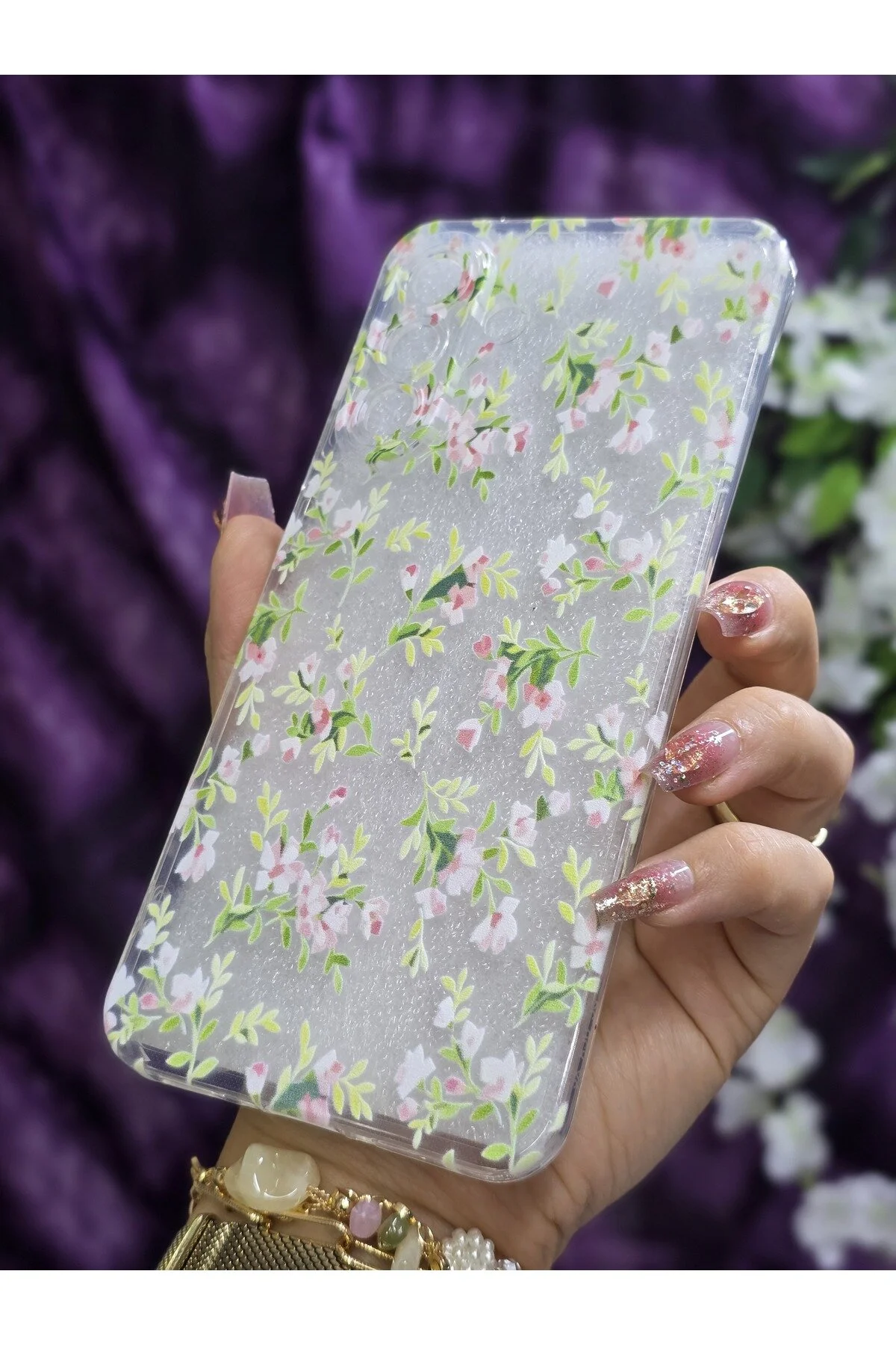 کاور و قاب گوشی شفاف چاپی سازگار SAMSUNG GALAXY A56 Magic Ring