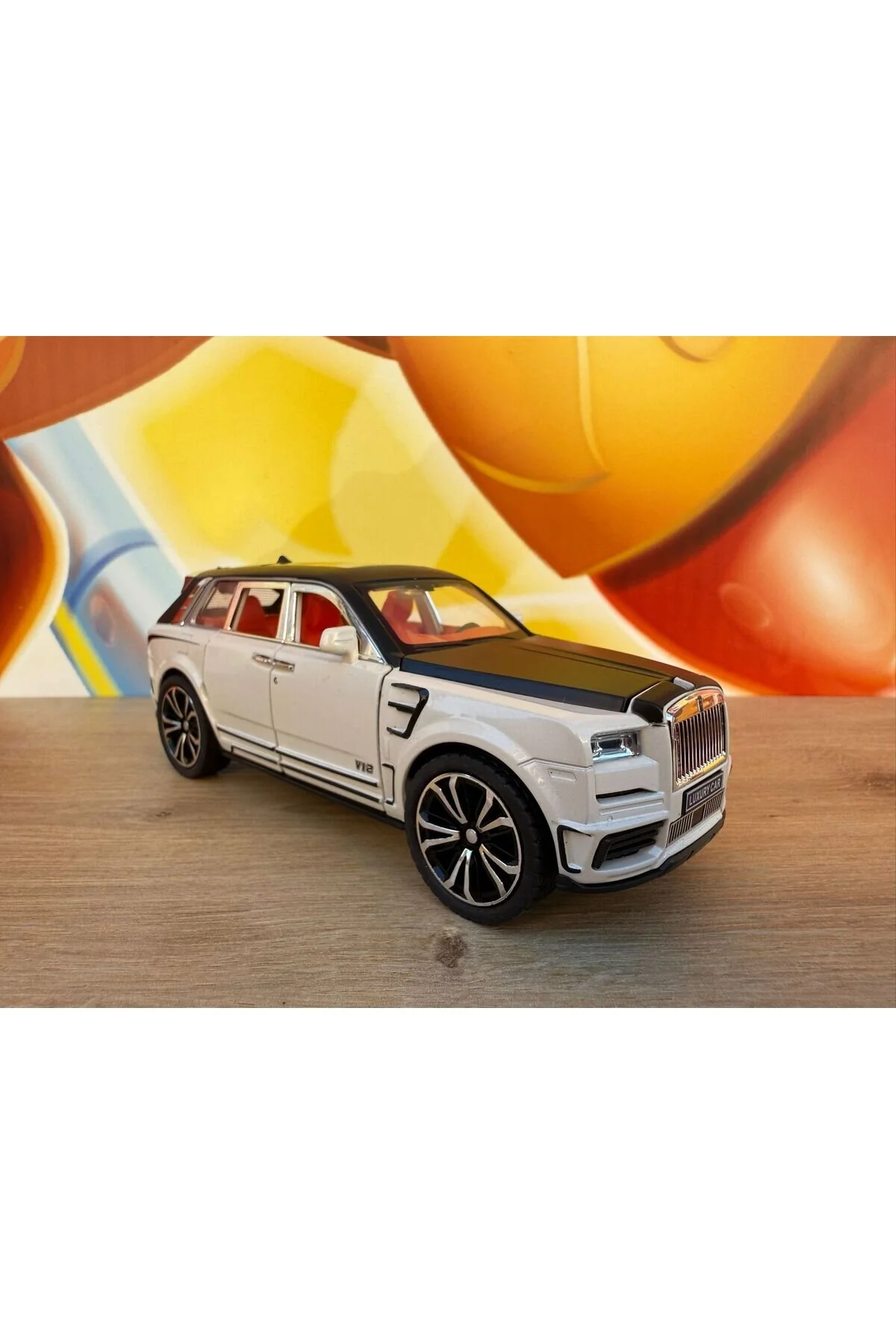 مدل خودرو TOY METAL FOTLE SOUND LUMINION 1:24 ROLLS ROYCE JEEP CAR DIE COLLACT 18 سانتی متر scntoys