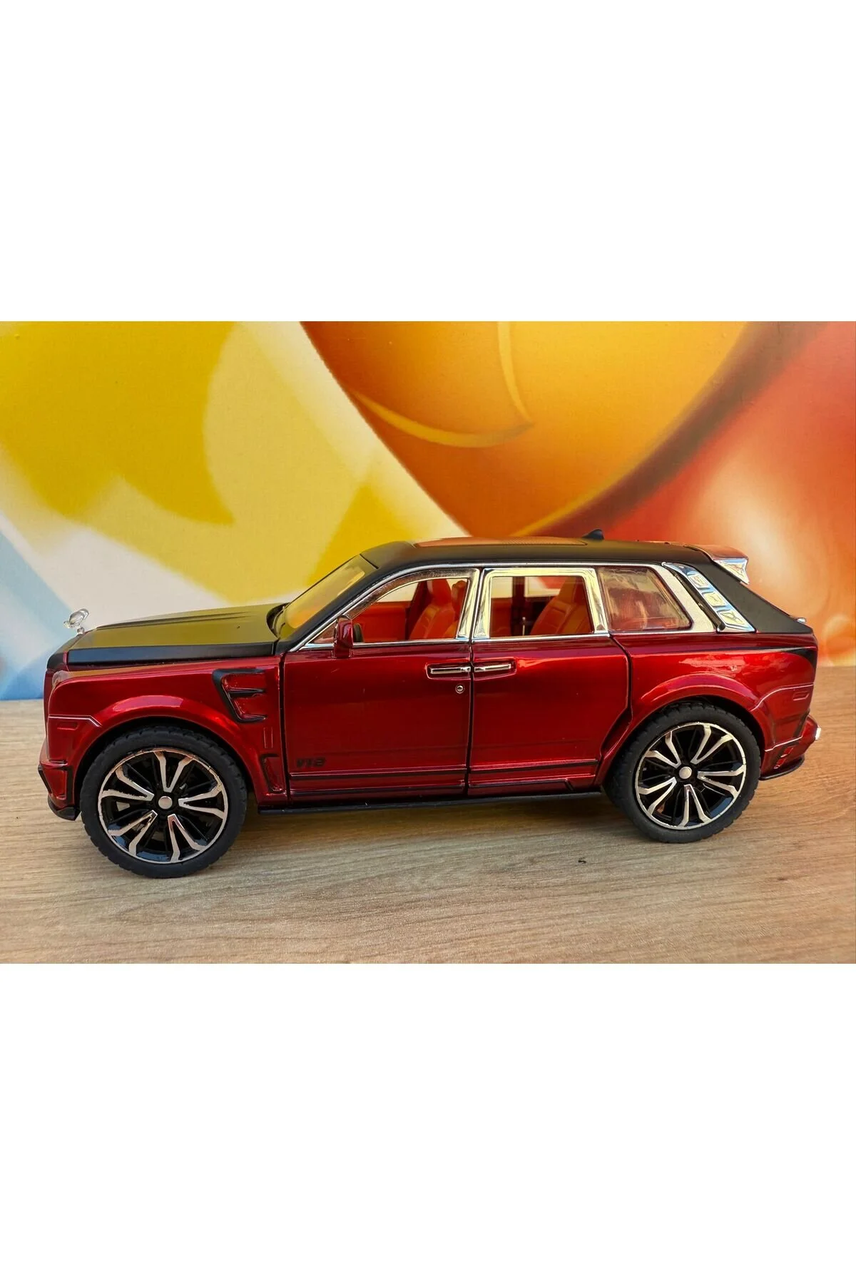 مدل خودرو 1:24 چک مرخصی سبک و صوتی فلزی رولز رویس DIECAST ماشین 18 سانتی متر scntoys