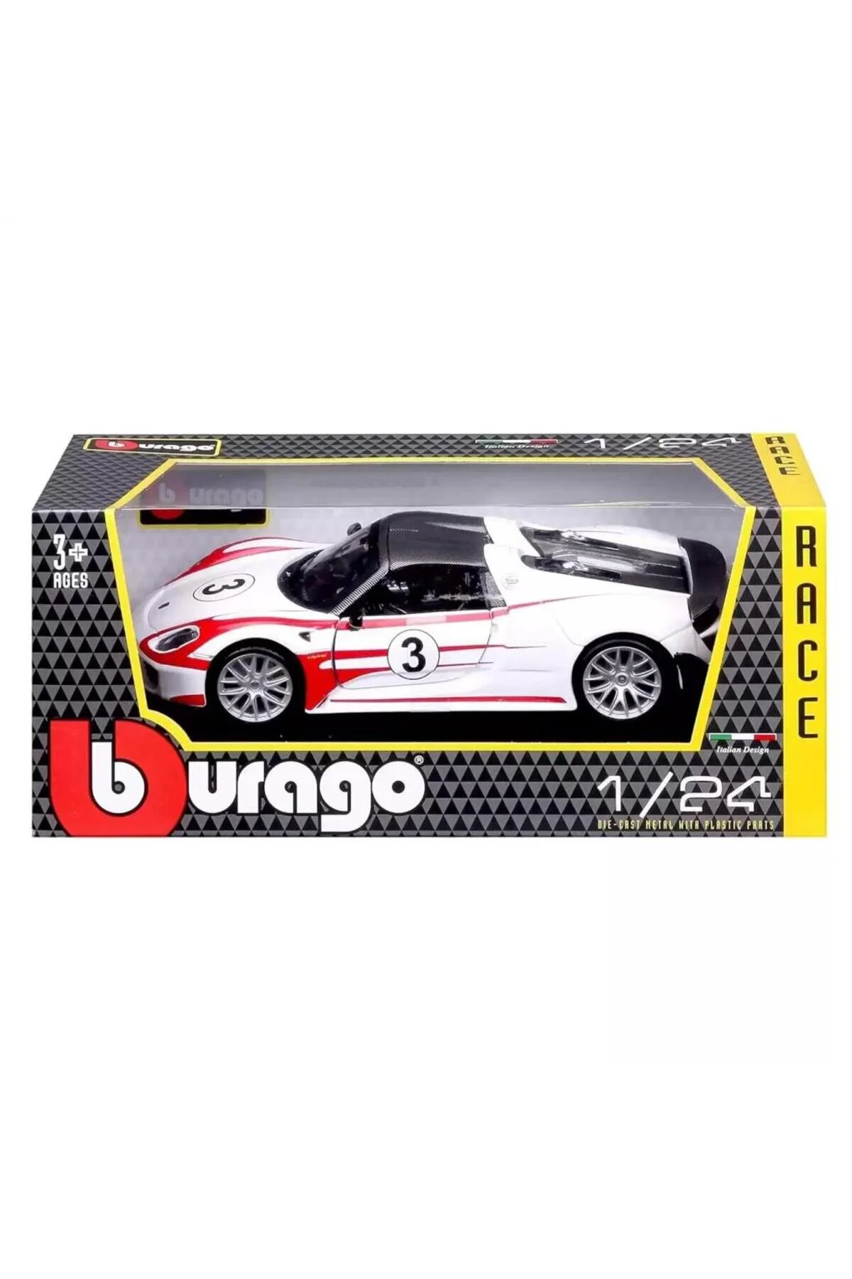 مدل خودرو ماشین پورشه ویزاچ 918 1 24 BBURAGO