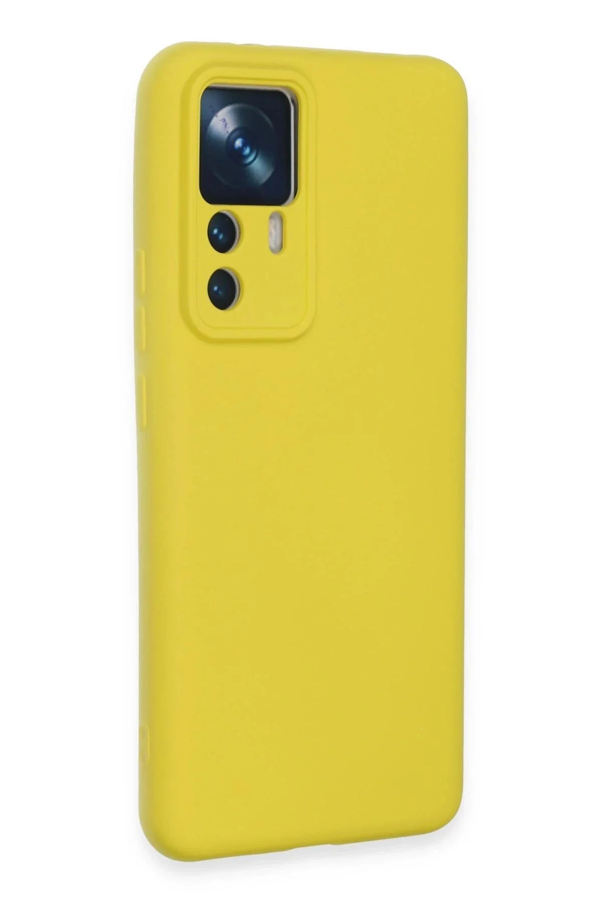 کاور و قاب XIAOMI MI 12T PRO CASE NANO VELVET SILICONE داخل زرد Akman