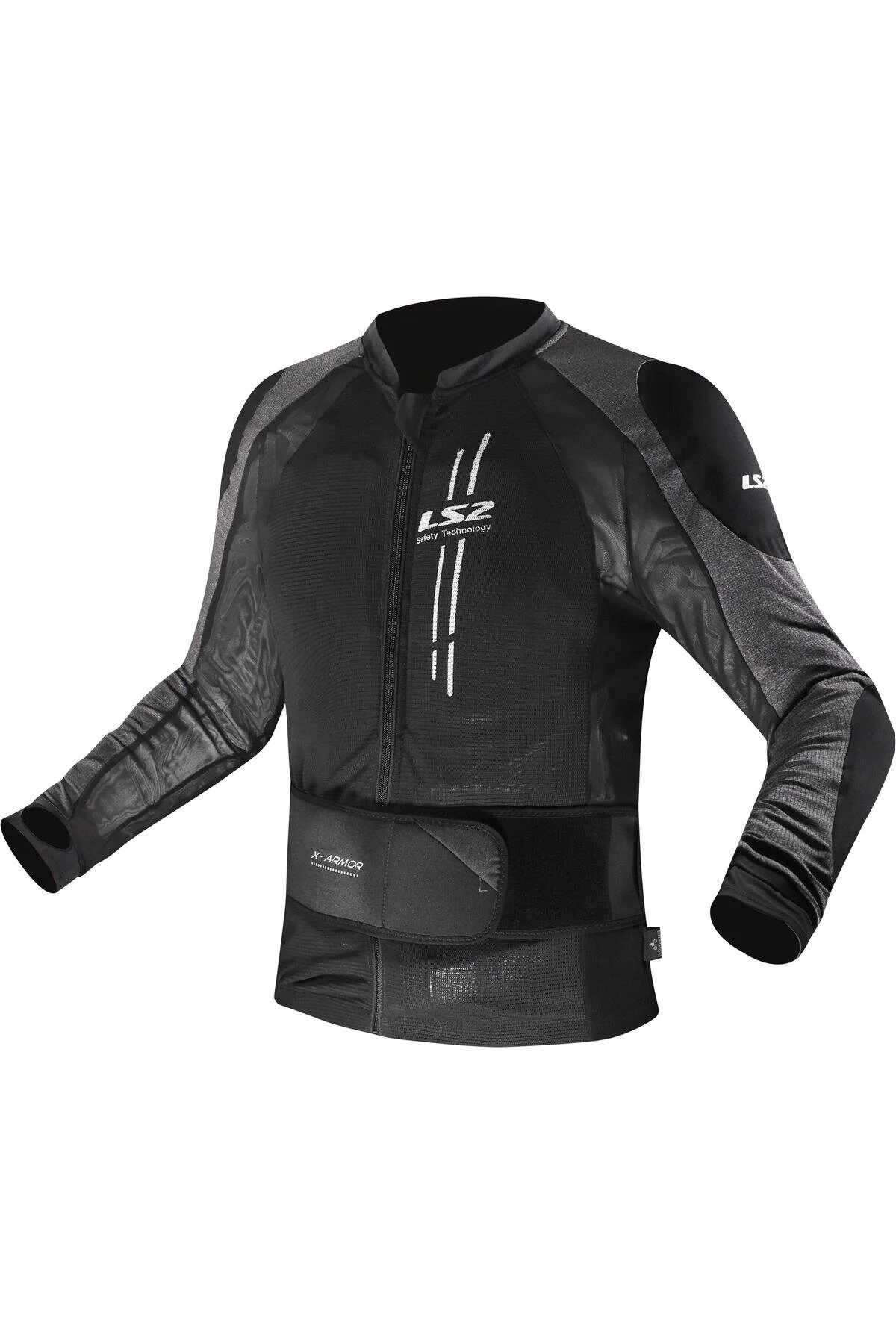 محافظ بالاتنه موتورسیکلت کت حفاظتی کامل X ARMOR مشکی خاکستری LS2