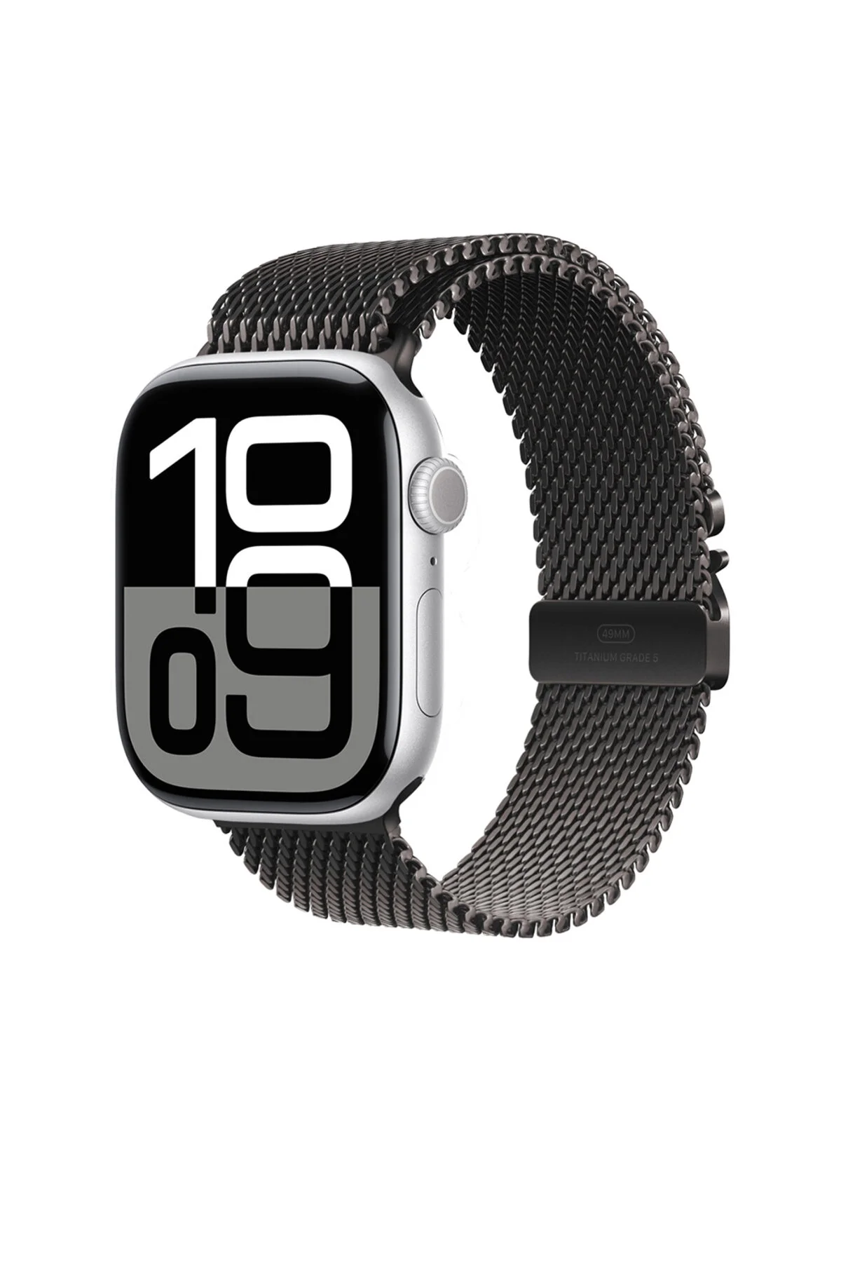 بند ساعت هوشمند APPLE WATCH 10 46 میلی متر کلیپ مغناطیسی تیتانیوم WICKER DANCE از سبکی و قدرت! Canpay