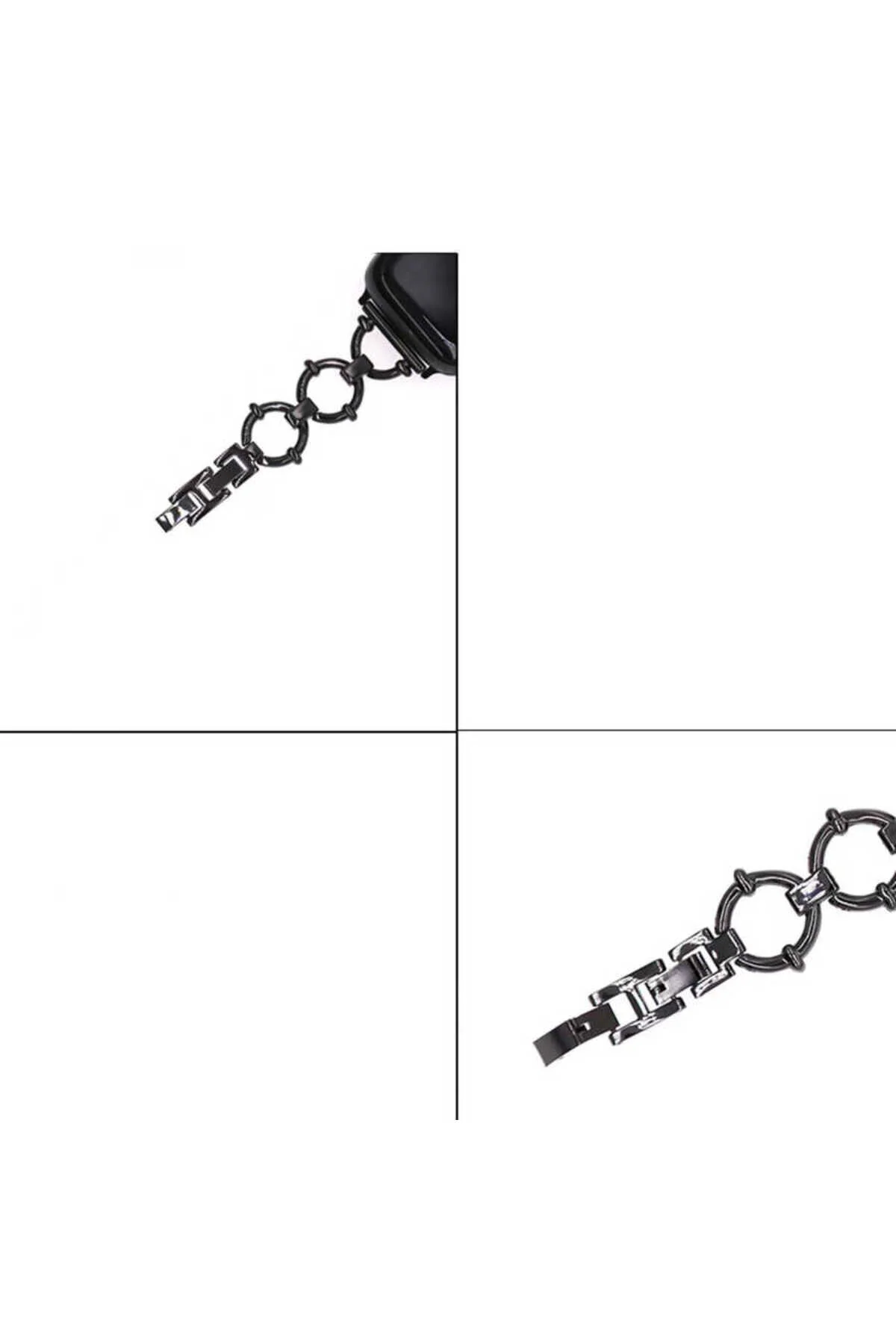 بند ساعت هوشمند APPLE WATCH SE 2 3 4 6 7 8 9 سری 38MM 40MM 41MM برای طراحی حلقه فلزی Canpay
