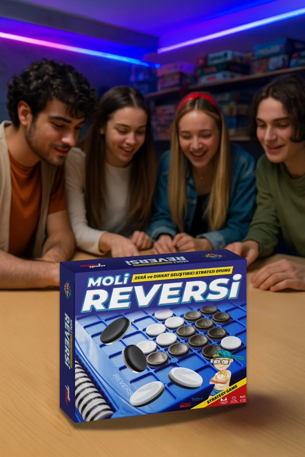 بازی های رومیزی استراتژی Reversi اورجینال Moli Toys