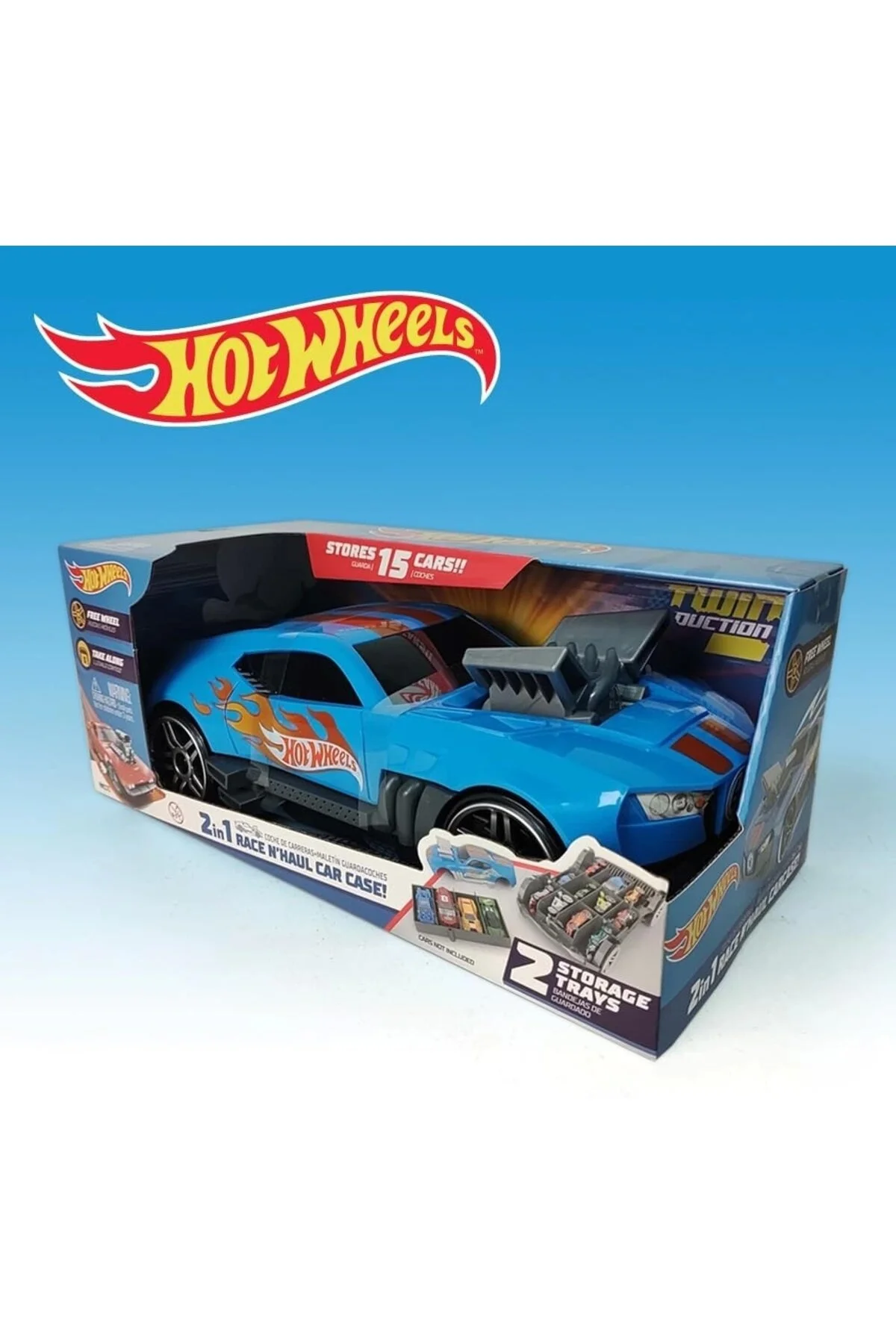 ماشین اسباب بازی مسابقه N 'HAUL 2 از 1 جعبه ذخیره سازی HOT WHEELS