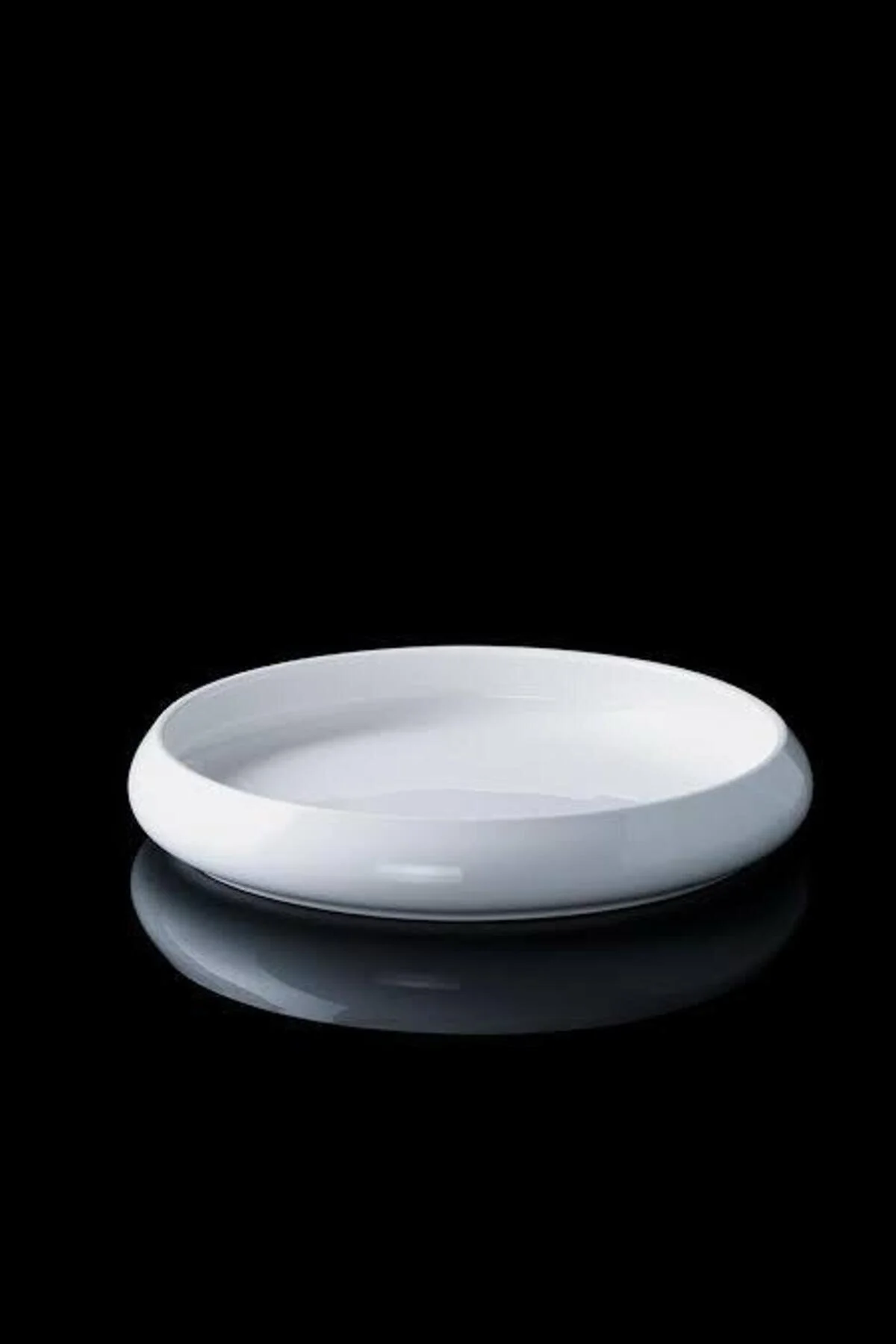 ظروف دکوری بشقاب و کاسه BIANCO PERLA PORCELAIN ROUND PLATE 24X3.8 CM TKEBT یک رنگ آجار ACAR
