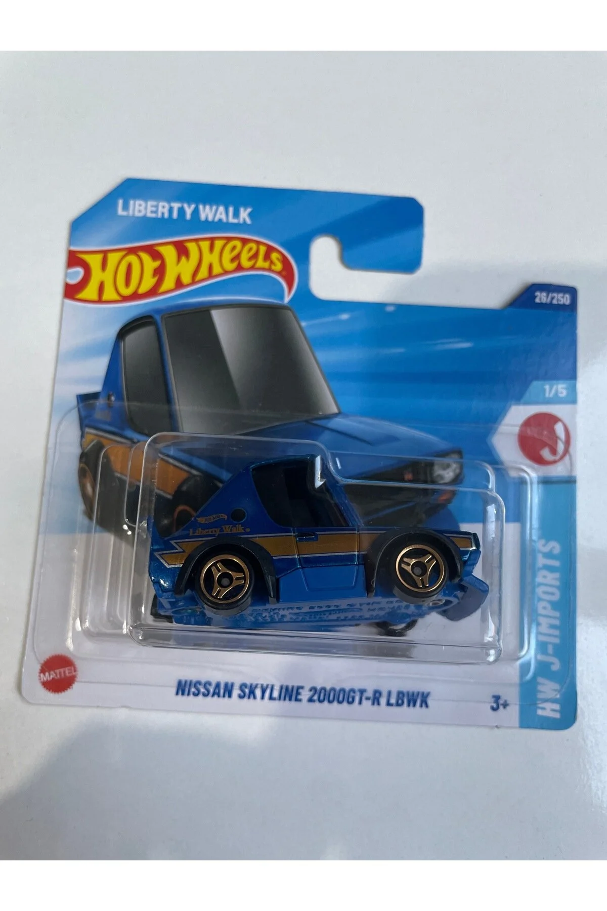 ماشین اسباب بازی نیسان SKYLINE 2000GT R اورجینال HOT WHEELS