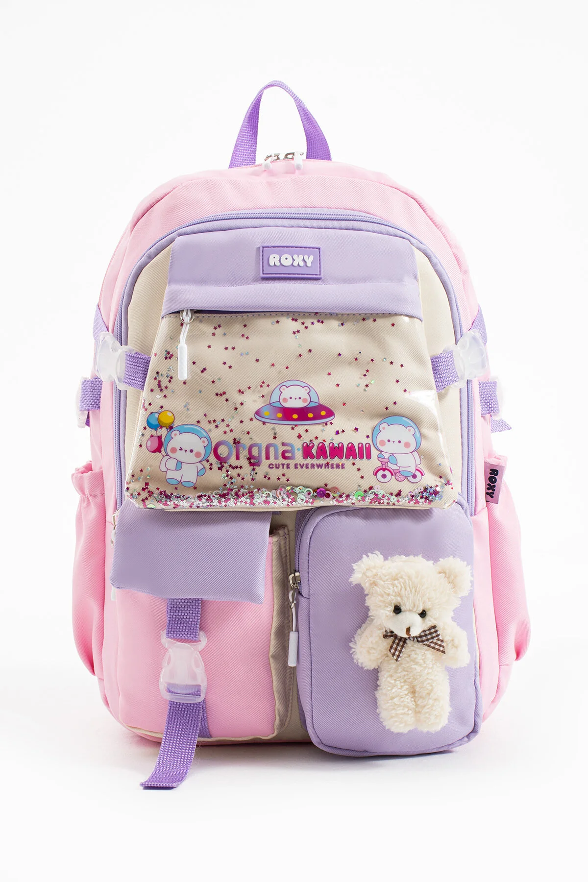 کیف مدرسه دخترانه و پسرانه بچگانه KAWAII کره ای استایل عروسکی خرس عروس Roxy