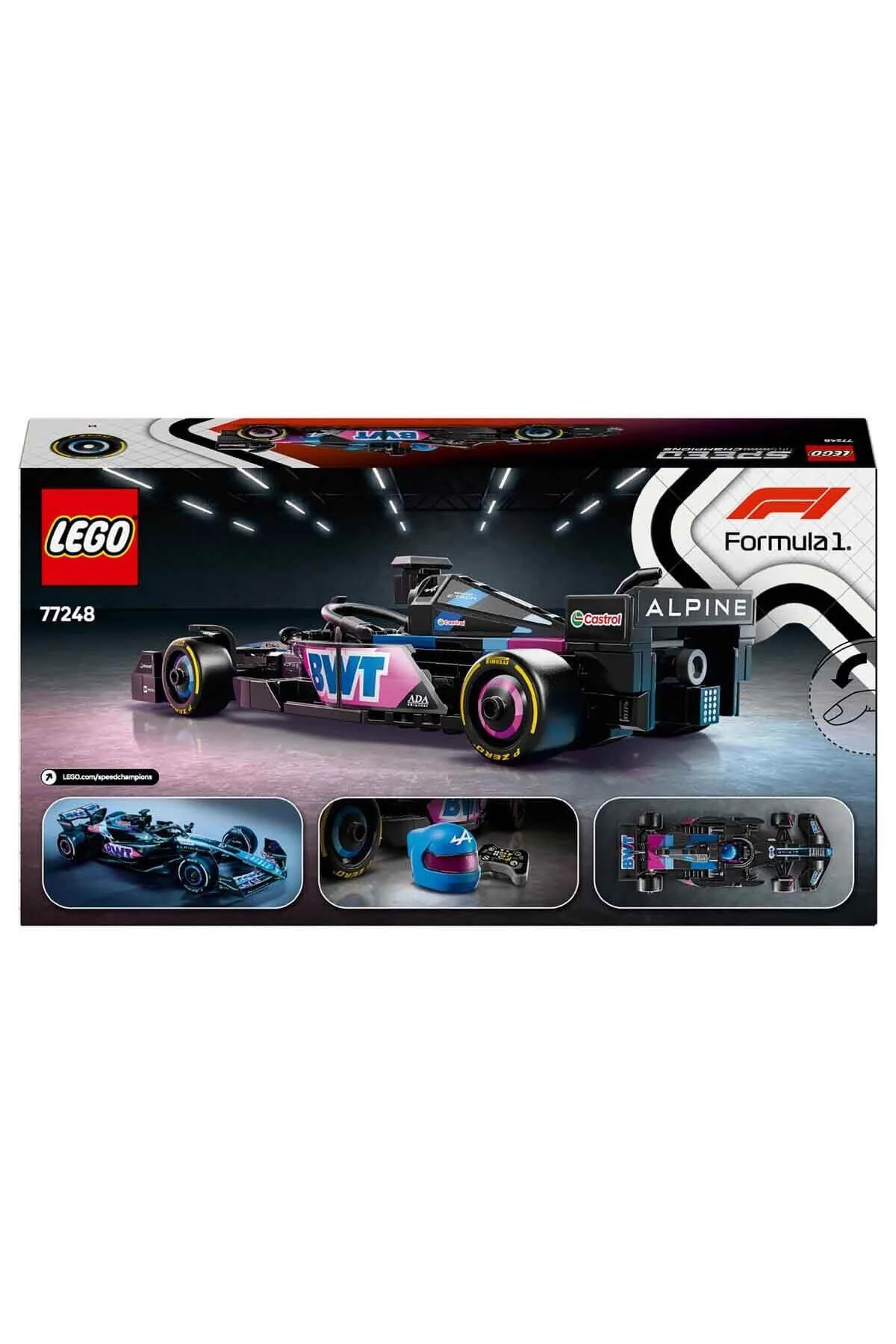 لگو و اسباب بازی های ساخت محور SPEED ​​CHAMPIONS BWT ALPINE F1 TEAM A524 RACE CAR 77248 برای کودکان 10 سال بالاتر اورجینال LEGO