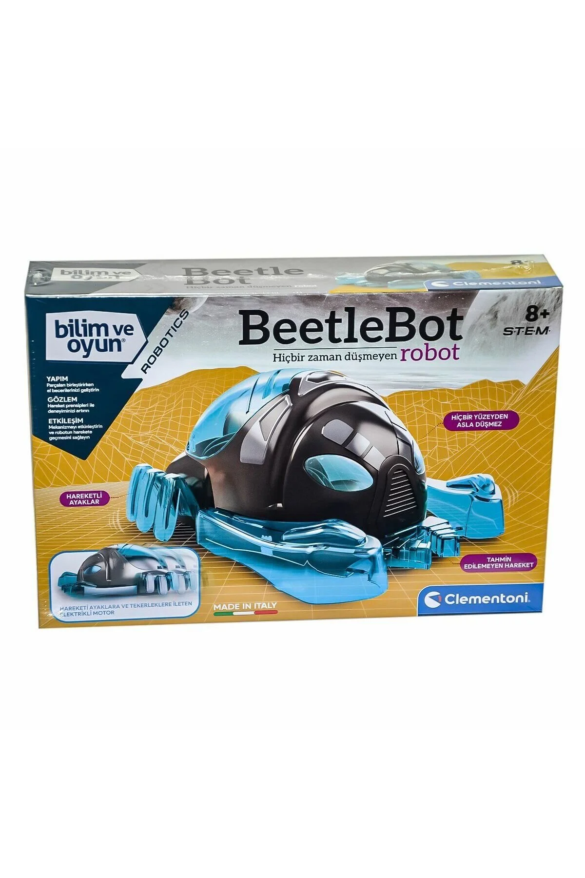 ست علمی اسباب بازی 64192 آزمایشگاه رباتیک BEETLEBOT +8 AGE Clementoni