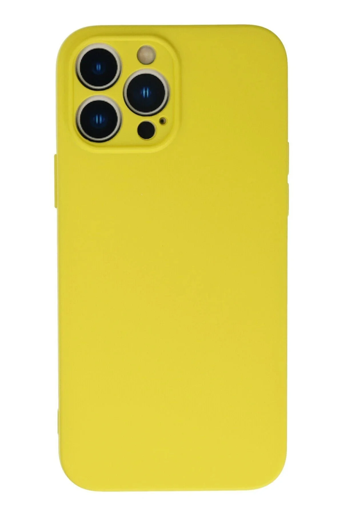 کاور و قاب IPHONE 13 PRO MAX CASE NANO VELVET سیلیکون داخل زرد Akman