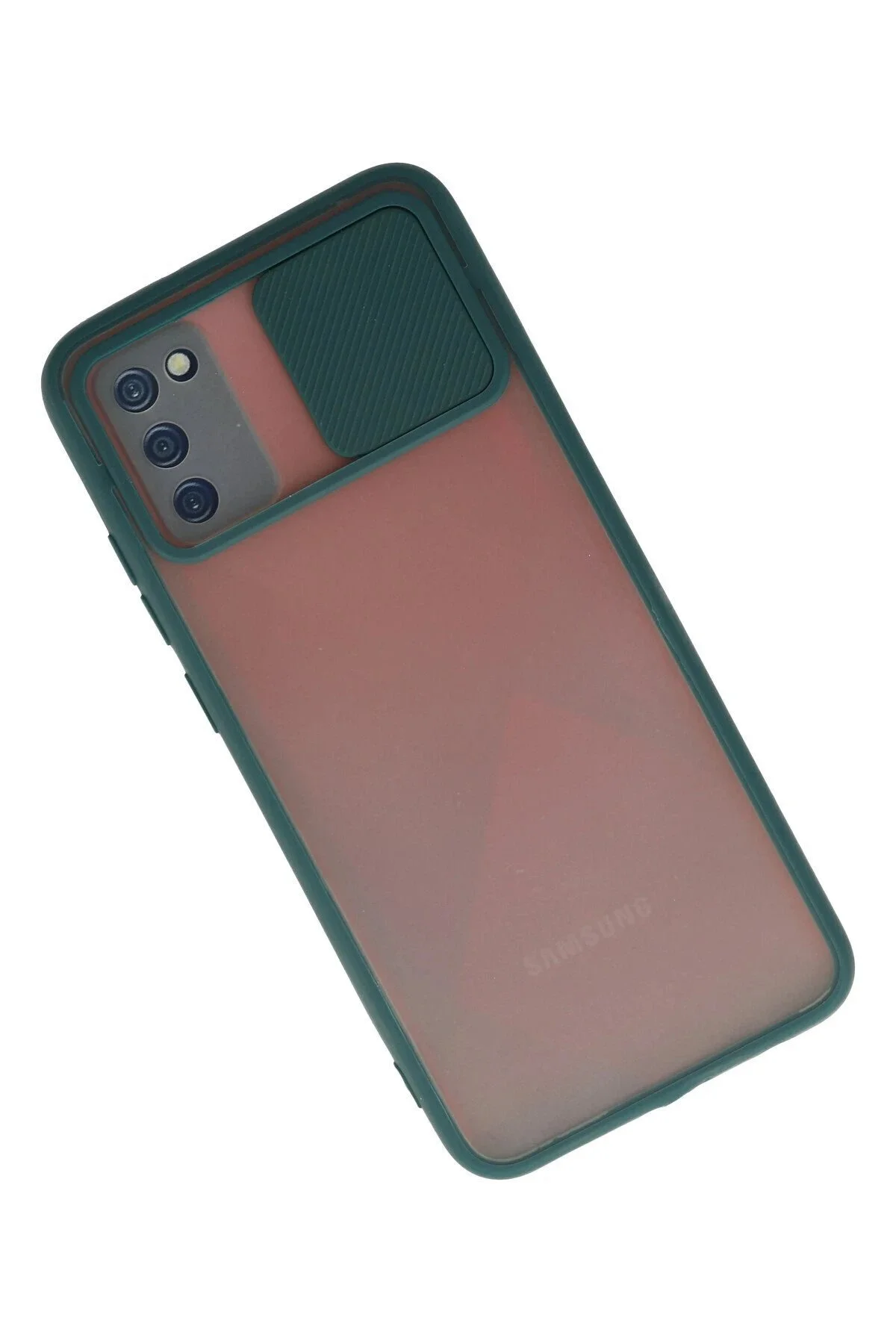 کاور و قاب SAMSUNG GALAXY CASE PALM FROSTED CAMERA SLIDER سبز VB7142 CepteToptan