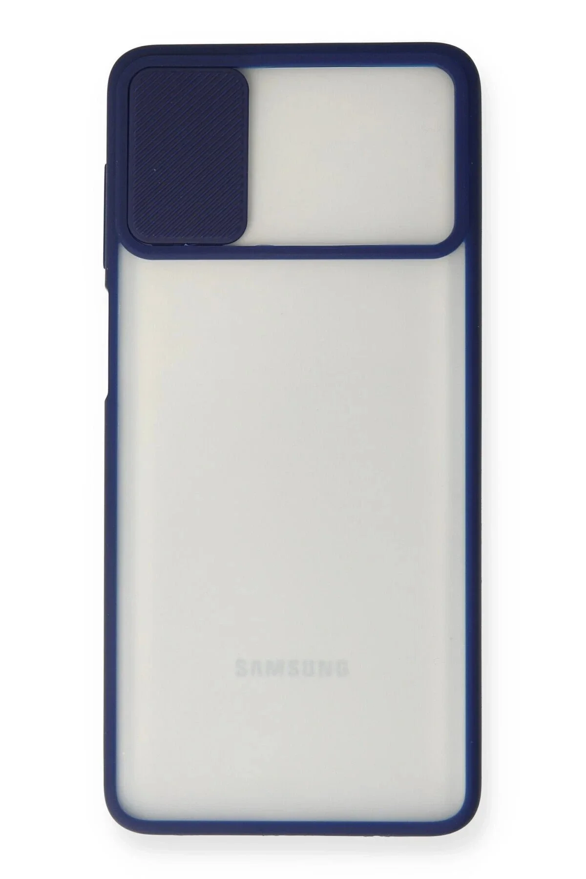 کاور و قاب SAMSUNG GALAXY M51 CASE PALM FROSTED CAMERA SLIDER آبی دریایی CepteToptan