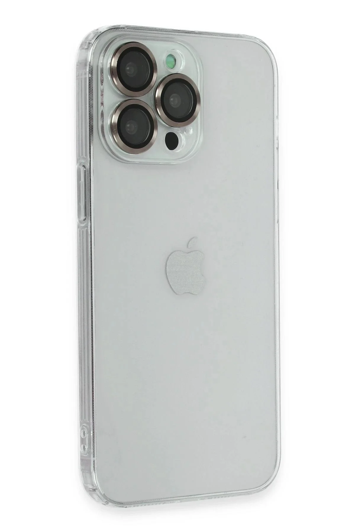 کاور و قاب IPHONE 13 PRO LUKO LENS SILICONE GOLD VB2382 CepteToptan