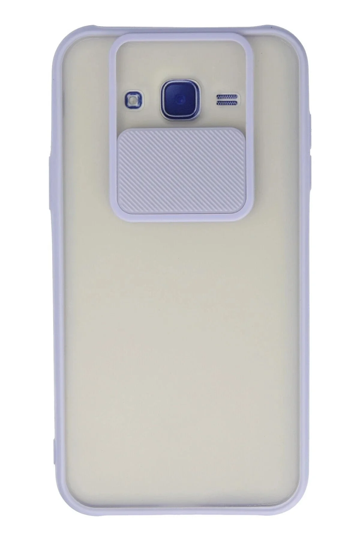 کاور و قاب SAMSUNG GALAXY J7 CASE PALM FROSTED CAMERA SLIDER SILICONE LILAC VB4674 CepteToptan