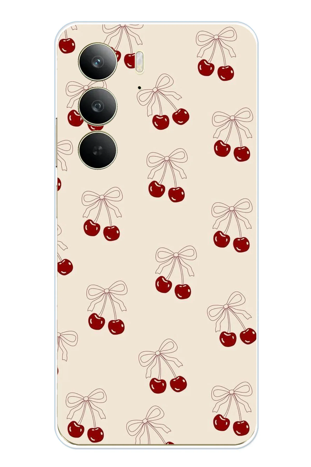 کاور و قاب سیلیکونی شفاف BOW CHERRY سازگار REALME C75 TechTree
