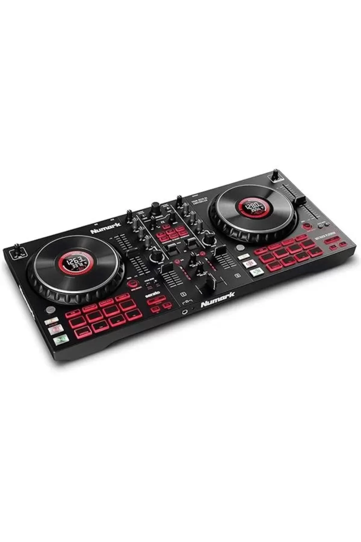 لوازم دی جی MIXTRACK PLATINUM FX 4 کانال DJ CONTROLLER صدای 24 بیتی خروجی هدست کارت صدا D Genel Markalar