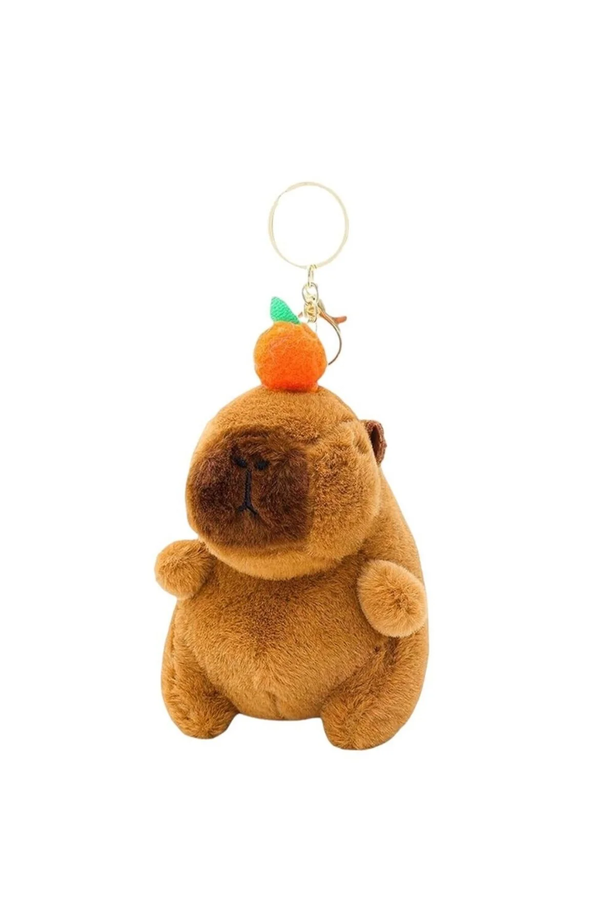 اسباب بازی های پشمی مخمل خواب دار ناز کاپیبارا داخل نرم جاکلیدی CAPYBARA فیگور با کیفیت بالا از ترکیه HEY GİDİ GİFT