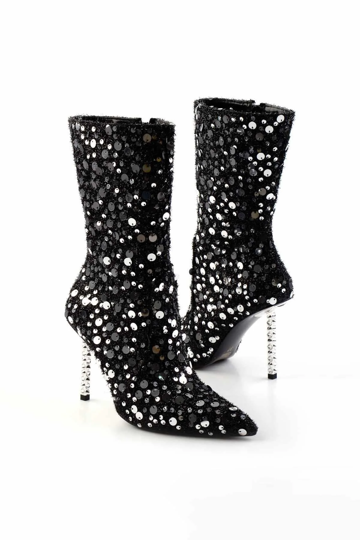 کفش زنانه Lame Scales Boot Bootie بامبی Bambi