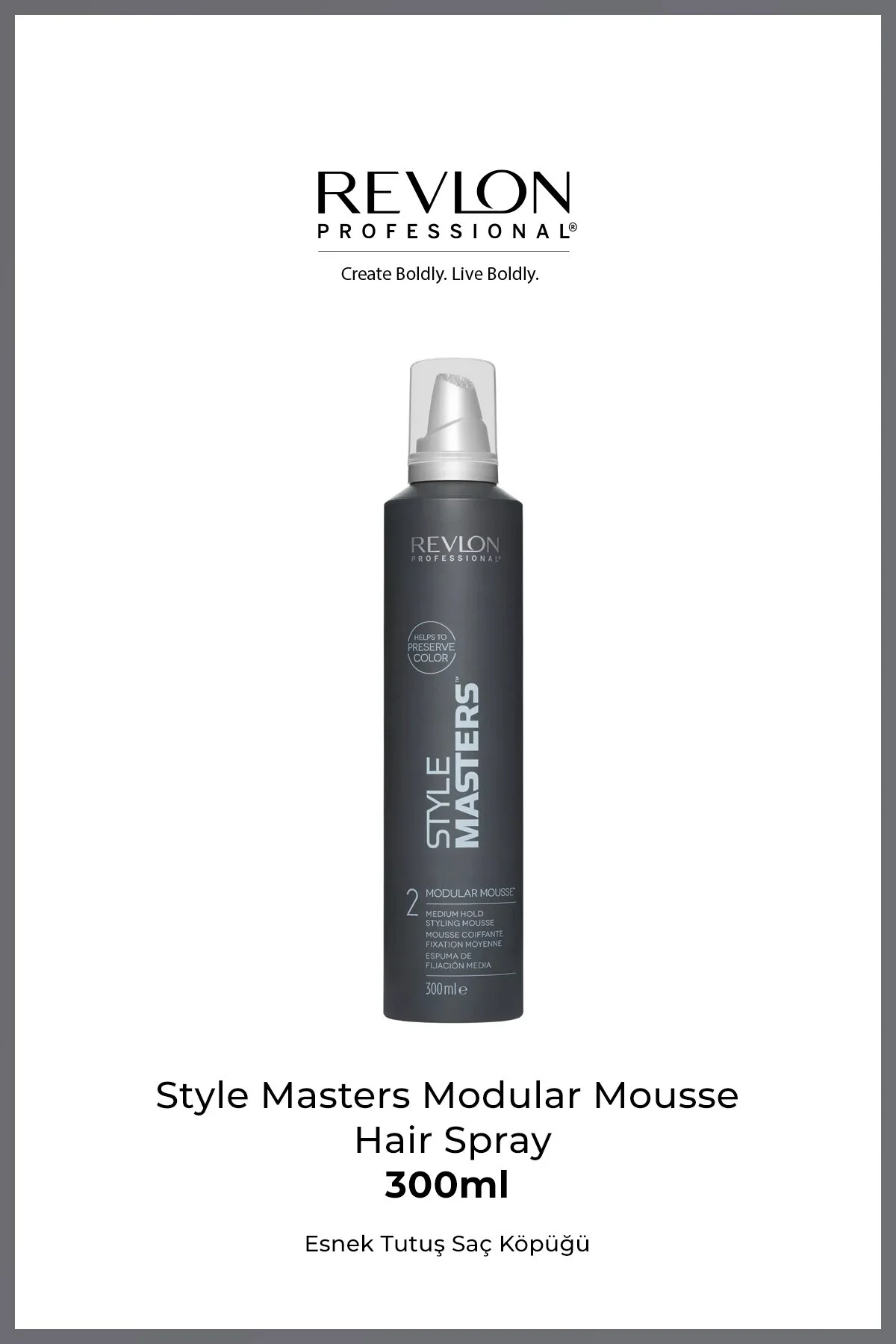 موس مو فوم مدولار STYLE MASTERS 300 میلی لیتر رولون Revlon