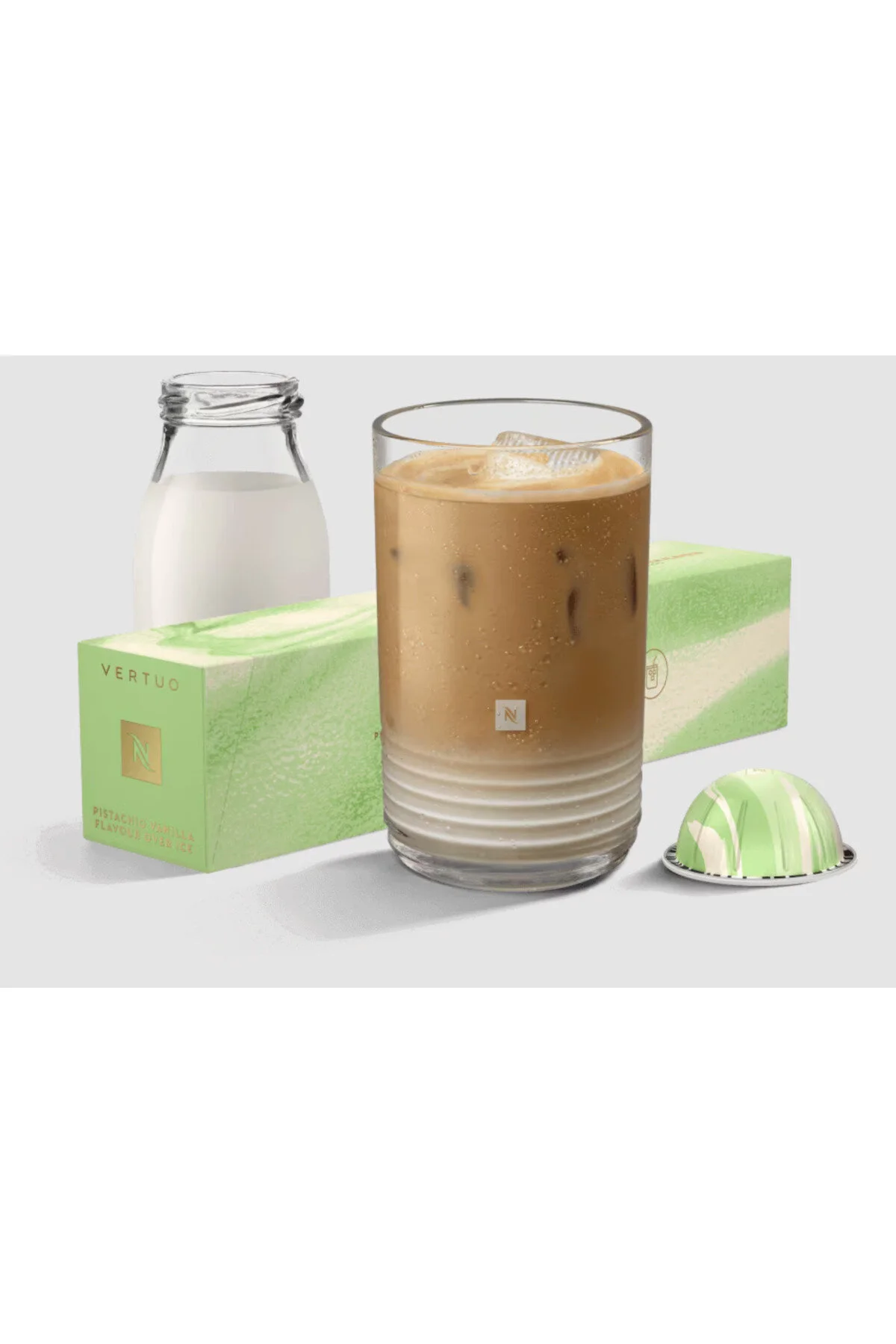 کپسول قهوه PISTACHIO VANILLA FLAVOR VERTUO 10 مناسب برای ماشین های Nespresso