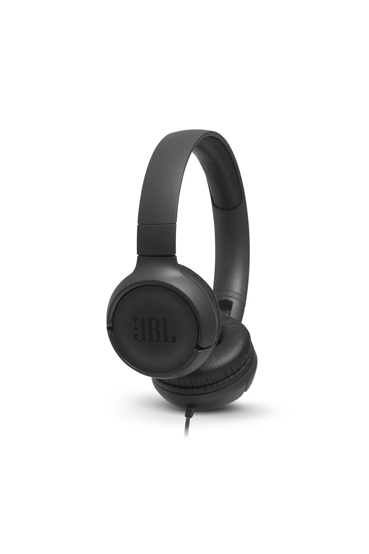 هدفون سیمی روگوشی هدست سیاه T500 را تنظیم کنید JBL