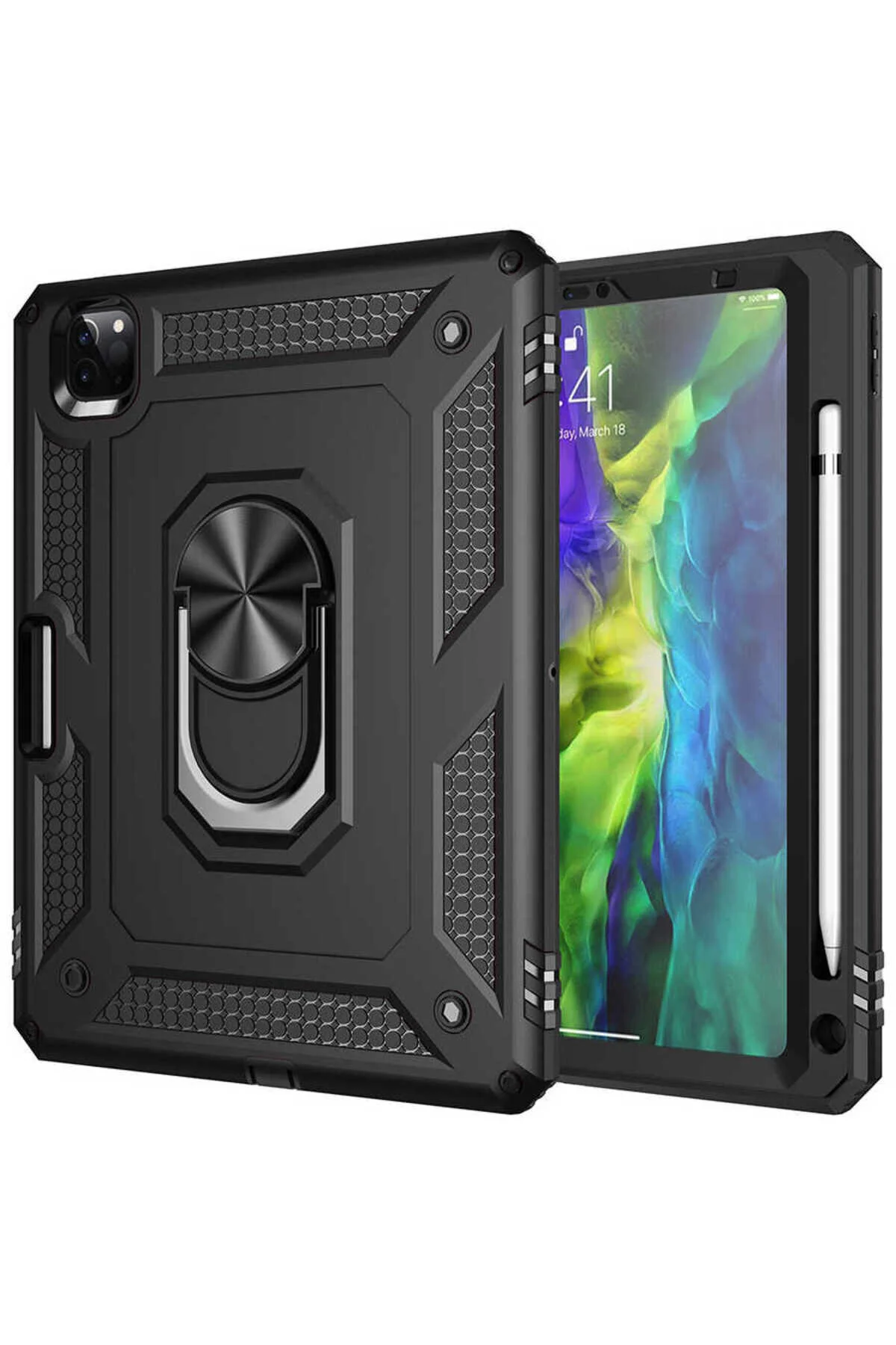 کاور تبلت IPAD PRO 11 M2. سازگار نسلی VEGA COVER مشکی MSCase