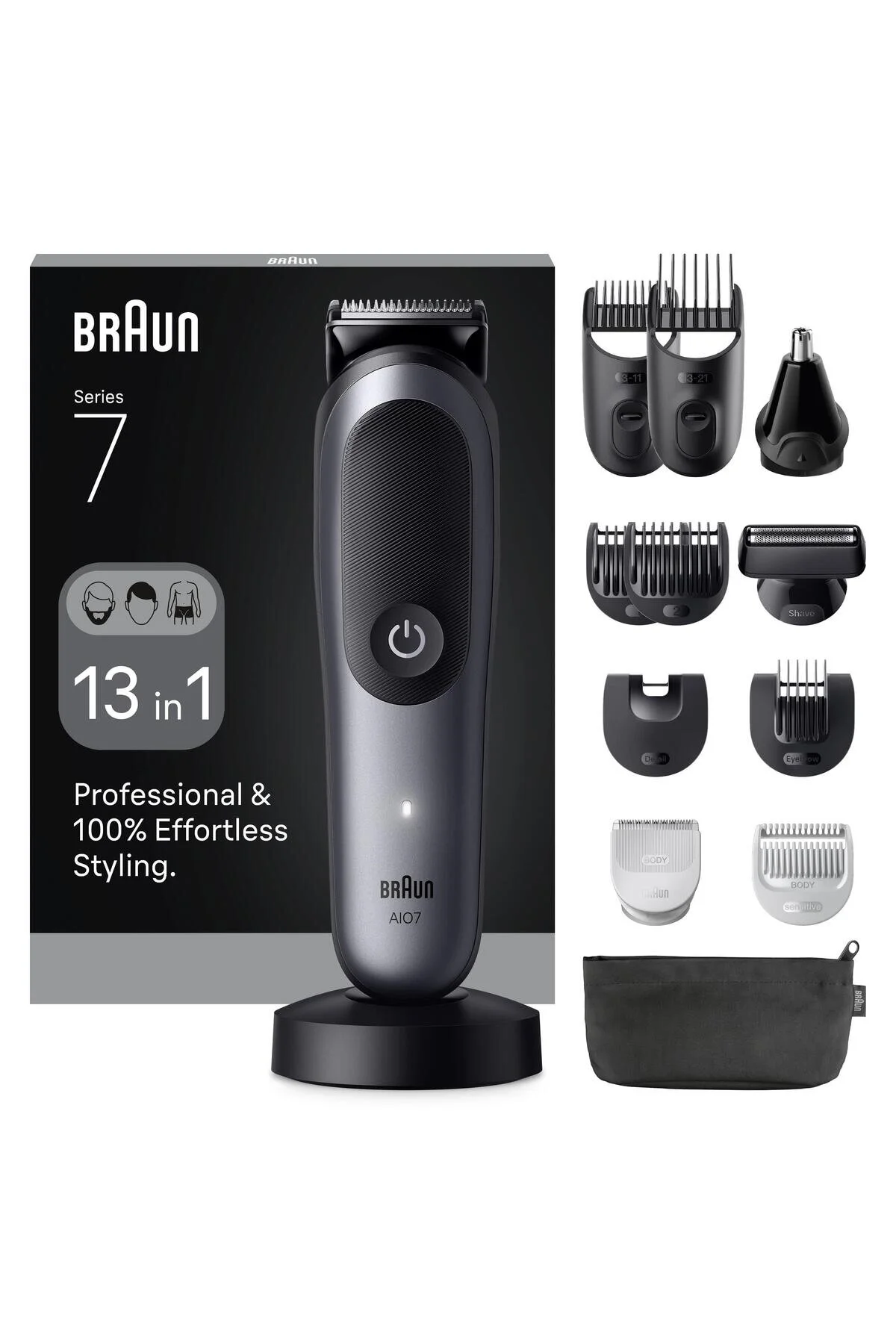 ماشین اصلاح همه در یک سری 7 13 1 کیت PROBLADE AUTOCENCESE AIO7560 براون اورجینال Braun