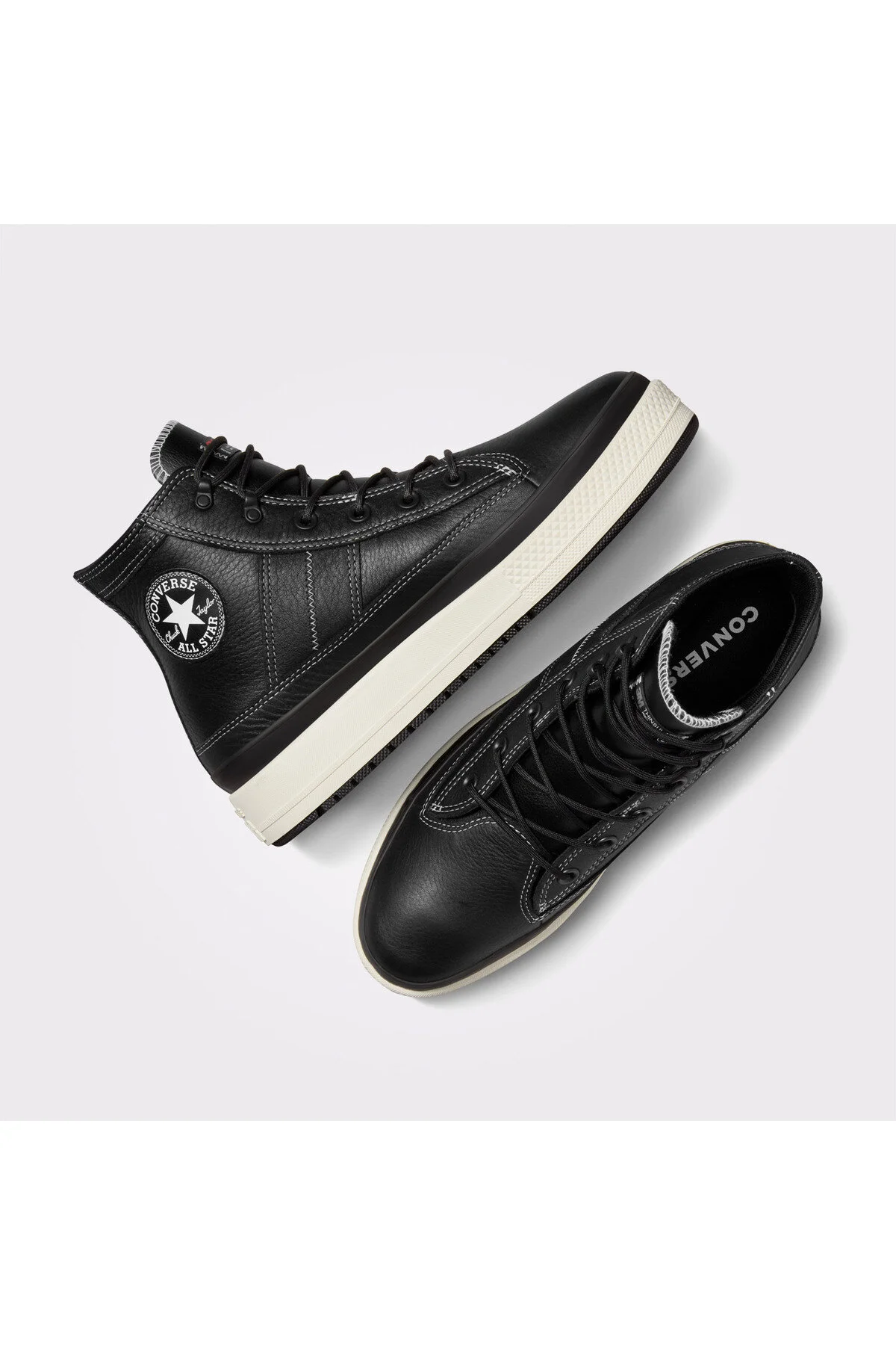 اسنیکر کفش ورزشی چرمی مشکی یونیسکس چاک تیلور ALL STAR EQUIP کانورس Converse