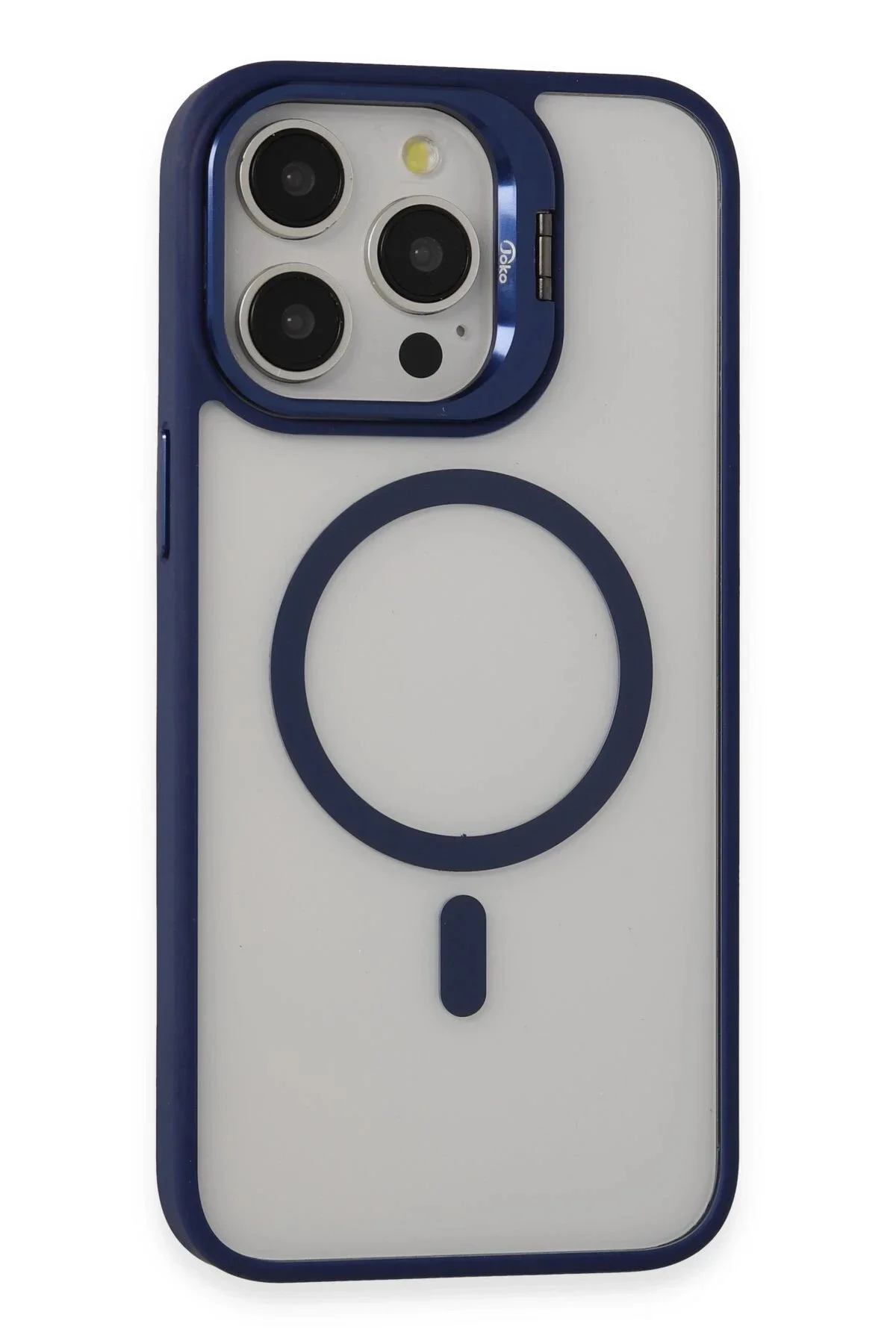 کاور و قاب پایه IPHONE 15 PRO MAX ROBLOX LENS MAGSAFE آبی دریایی Akman