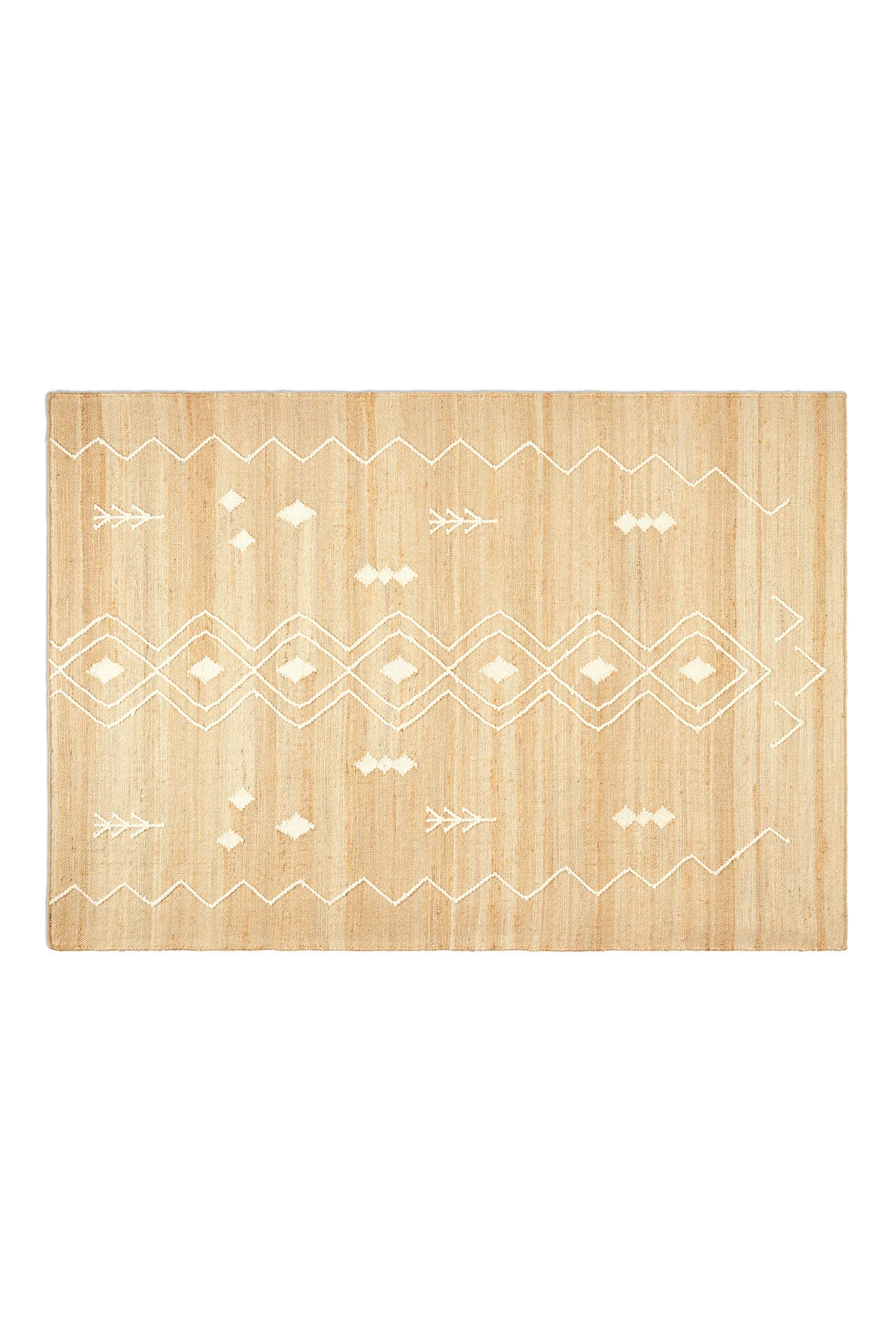 فرش جیپور جوت 120X180 سانتی متر بژ Zsa Zsa Zsu