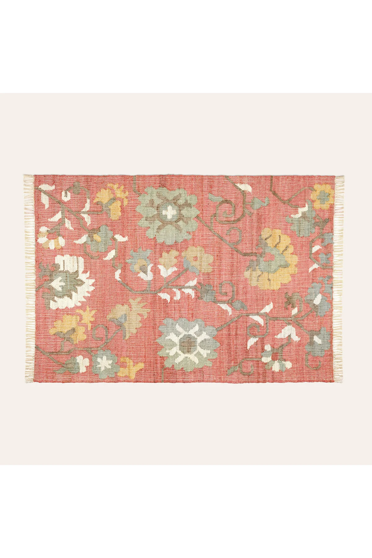 فرش جیپور جوت 160X230 سانتی متر قرمز Zsa Zsa Zsu