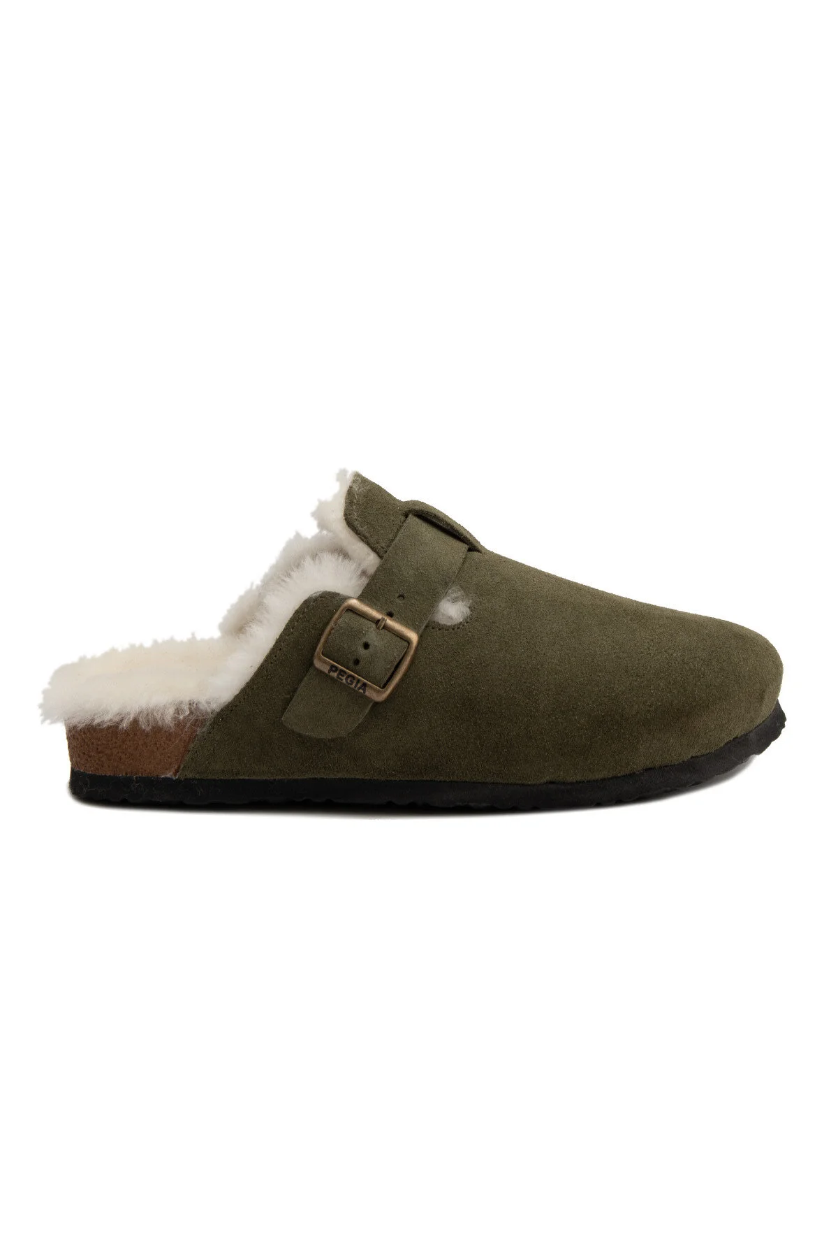 دمپایی سبز زنانه کفش خز SABO SLIPPER 215538 Pegia