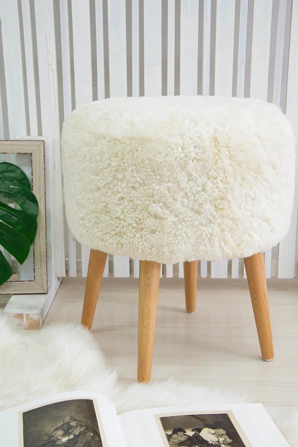 پاف و نیمکت نود FUR PUFF اورجینال Pegia