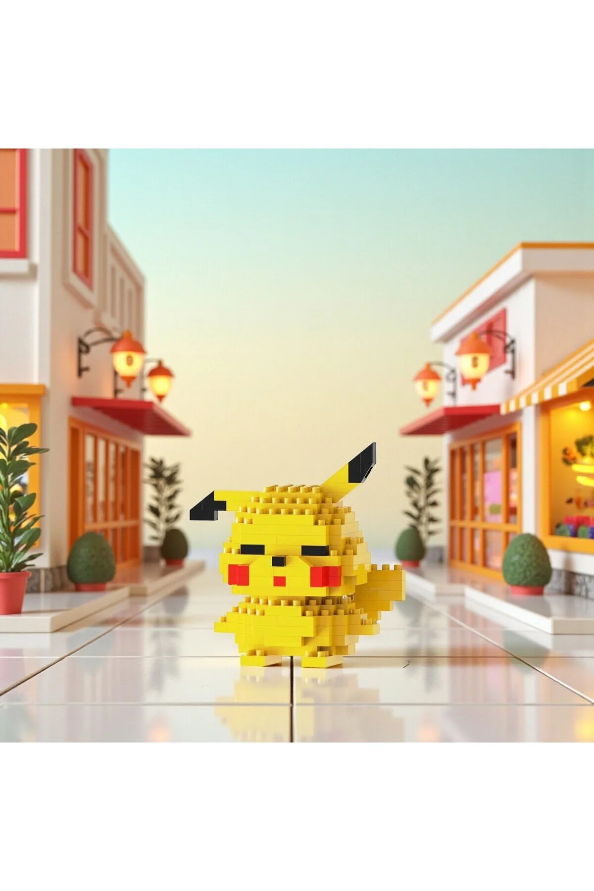 پازل سه بعدی | PINKYDAY PIKACHU – مجموعه مینی بلوک با هدیه شگفت انگیز SUNSTER COMPANY™ 178 قطعه Bricks