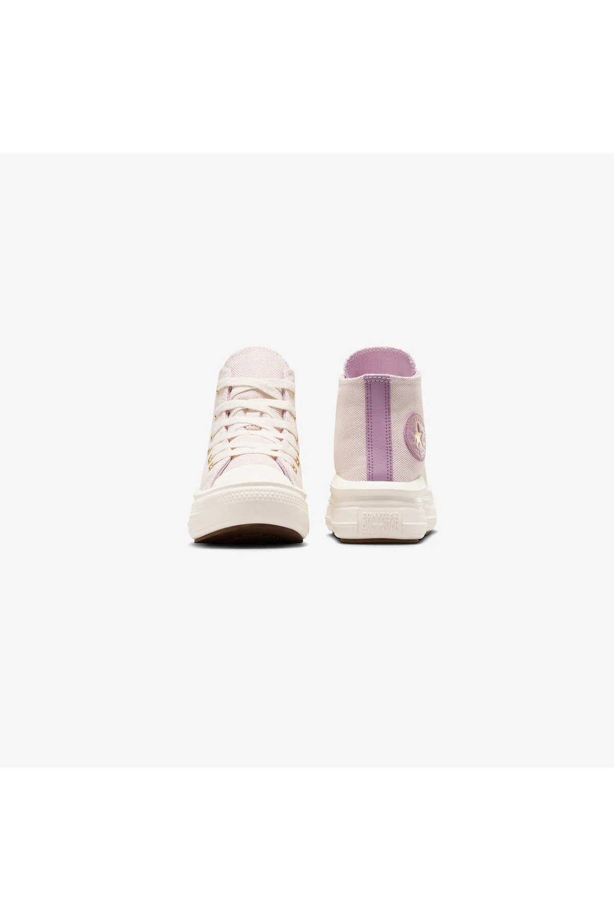 اسنیکر کفش ورزشی با پلتفرم یاسی سکوی کودکانه آل استار موو چاک تیلور کانورس Converse