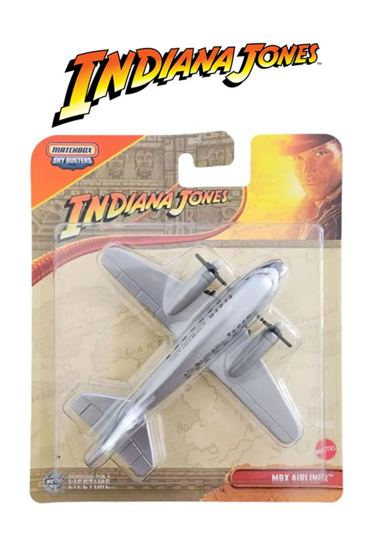 هلیکوپتر و هواپیمای اسباب بازی MATCHBOX SKY BUSTERS MBX AIRLINER 1 64 ایندیانا جونز HOT WHEELS