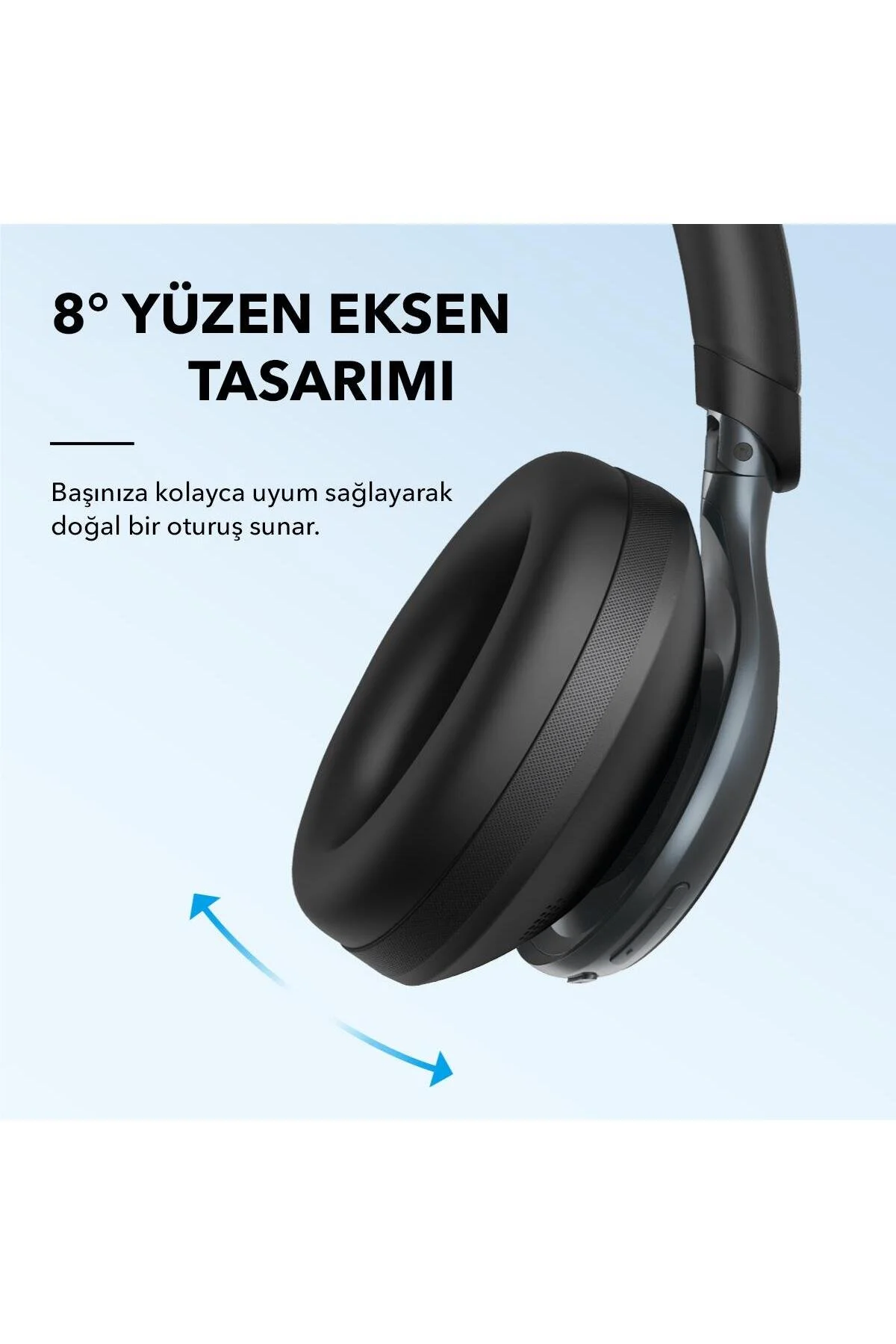 هدفون بلوتوث دورگوشی SOUNDCORE SPACE ONE هدست PINK A3035 Anker