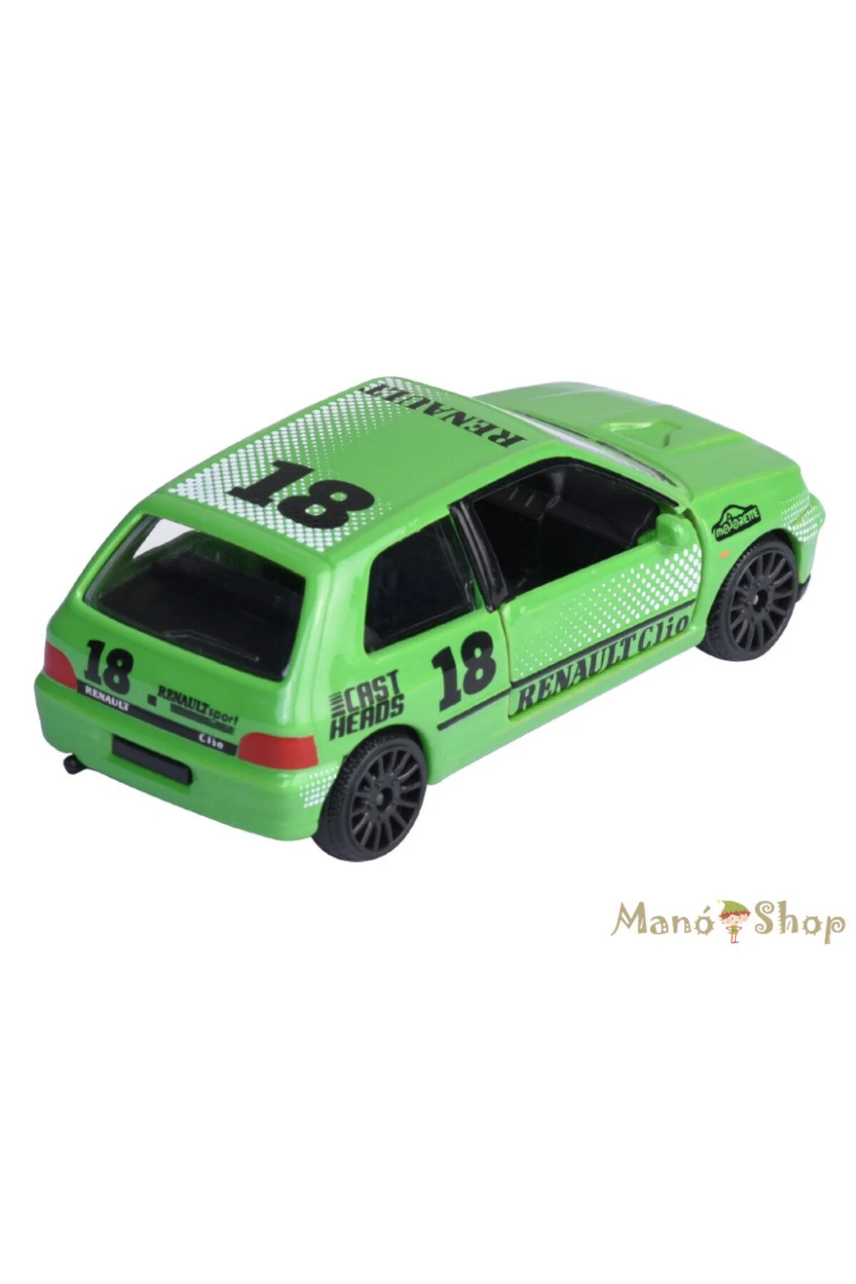 ماشین اسباب بازی MAJORETTE CASTS RENAULT CLIO 16S GREEN METAL DIECAST MODEL CAR 1:64 HOT WHEELS