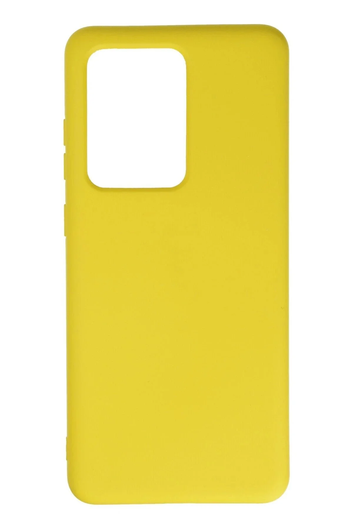 کاور و قاب SAMSUNG GALAXY S20 ULTRA CASE NANO VELVET سیلیکون داخل زرد Akman