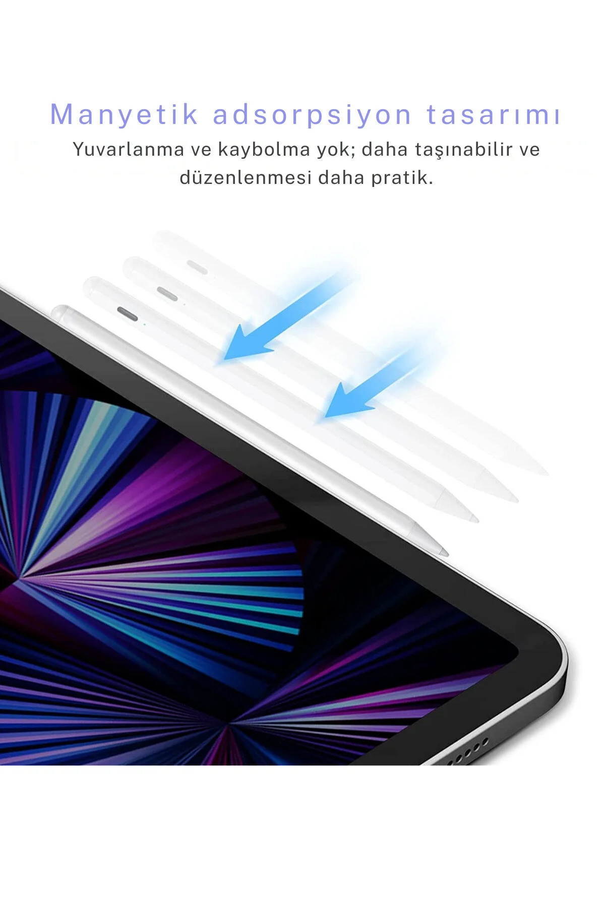 کاور تبلت 10.9 IPAD 10TH GENERATION 11TH سازگار با رد کف دست قلم مخصوص طراحی و نوشتن Fuchsia