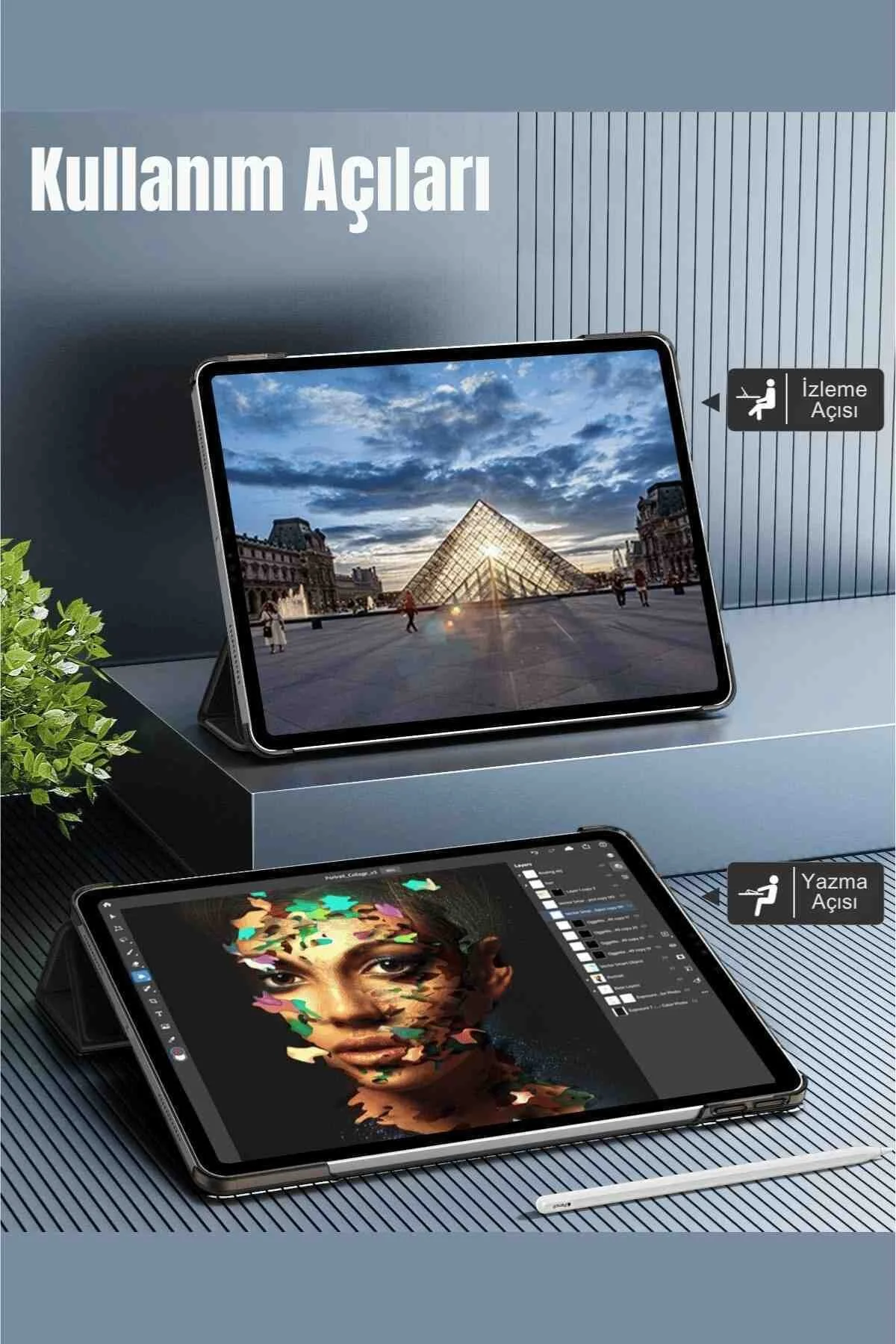 کاور تبلت قاب هوشمند با پوشش 10.9 اینچی سازگار GALAXY TAB S10 FE پایه تاشو Fuchsia