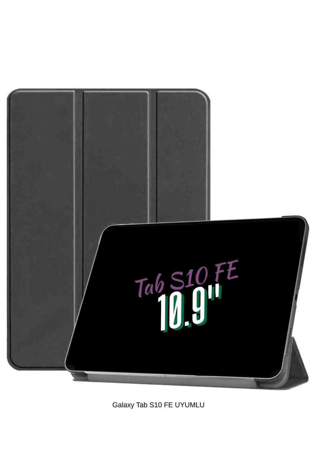 کاور تبلت قاب هوشمند با پوشش 10.9 اینچی سازگار GALAXY TAB S10 FE پایه تاشو Fuchsia