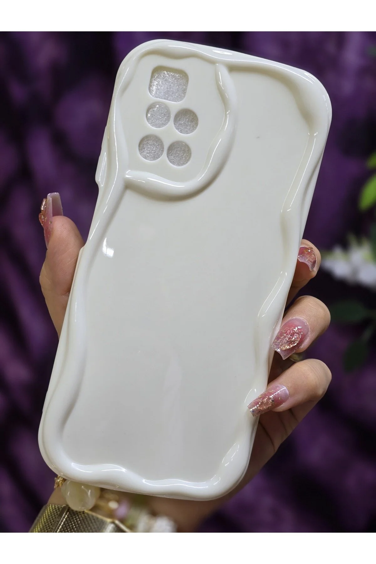 کاور و قاب گوشی 3D WAVE EDGE سفید سازگار با XIAOMI REDMI 10 Magic Ring
