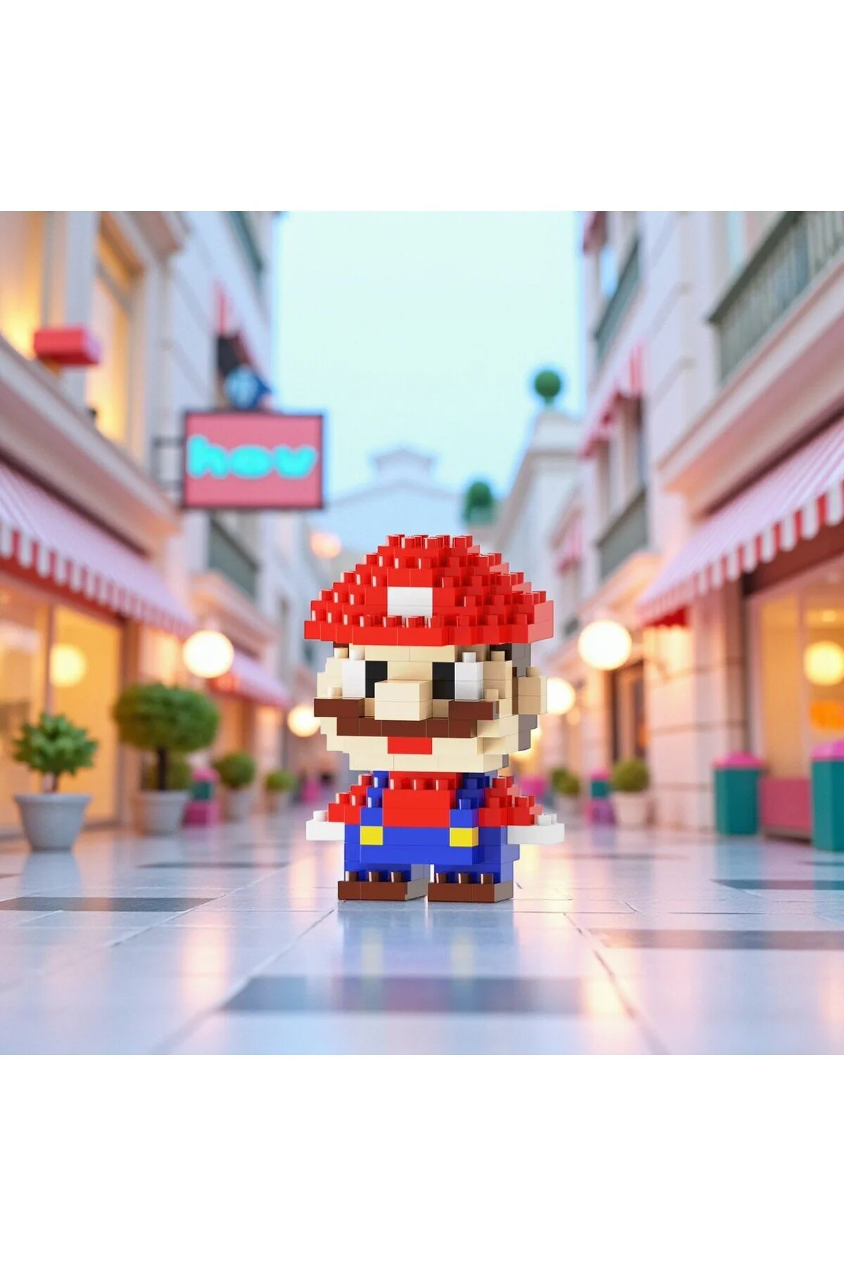 پازل سه بعدی | PINKYDAY SUPER MARIO – مجموعه مینی بلوک با هدیه شگفت انگیز SUNSTER COMPANY™ 162 قطعه Bricks